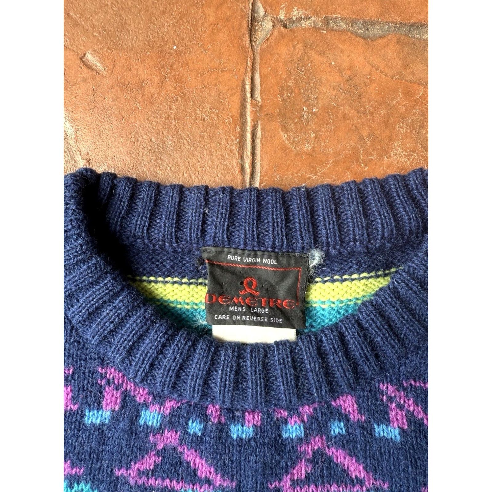 Vintage VINTAGE Demetre Wool Polar Bears Geometric Ski Sweater Men’s Large Size US L / EU 52-54 / 3 - 2 Thumbnail
