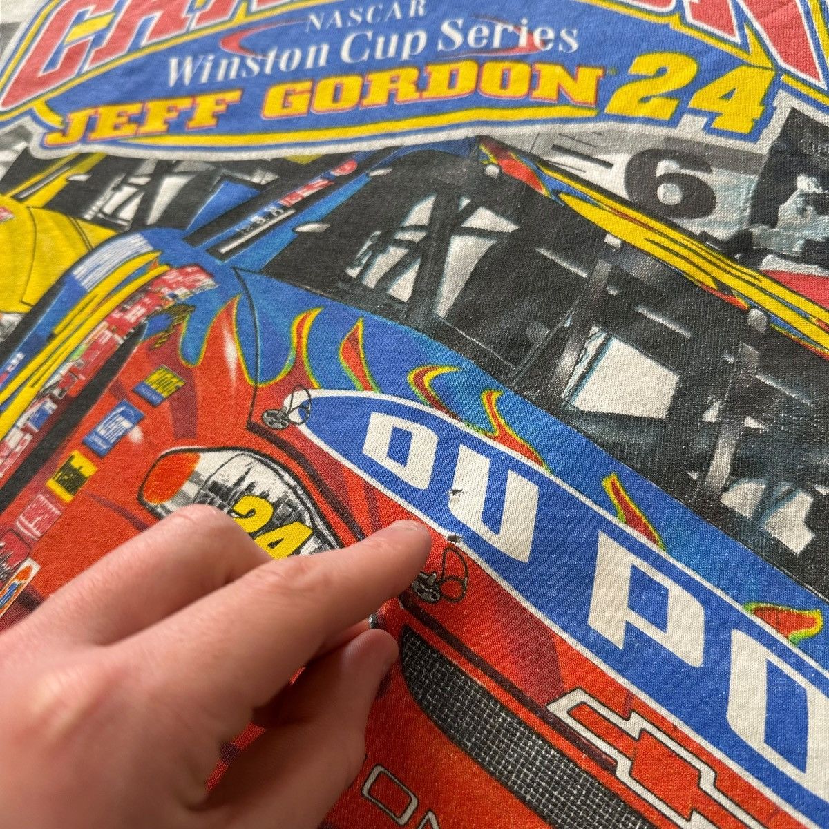Chase Authentics Chase authentic Jeff Gordon 2006 AOP Nascar graphic tshirt Size US XL / EU 56 / 4 - 6 Thumbnail