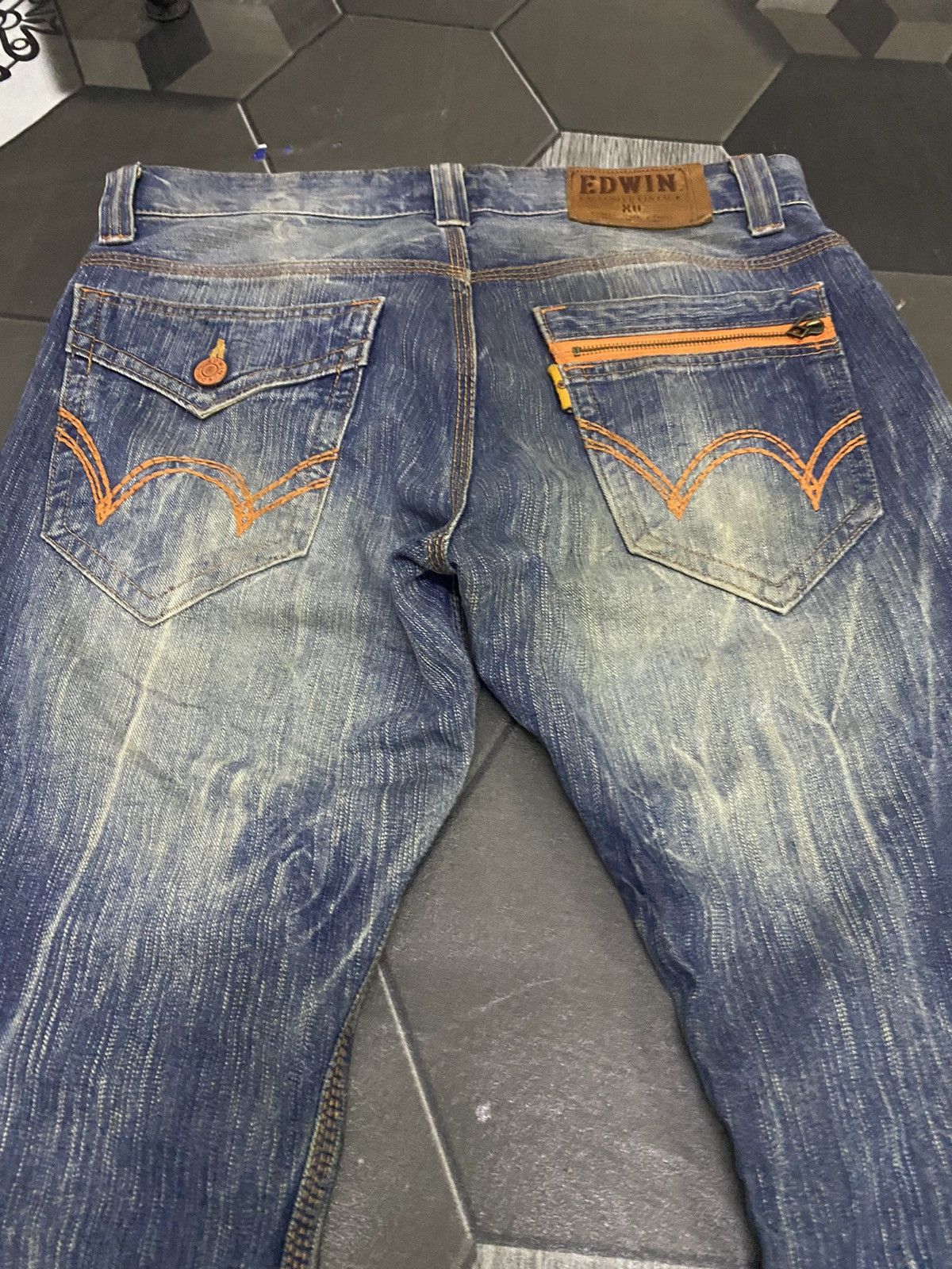 Edwin × Hysteric Glamour × Japanese Brand Edwin japan 🇯🇵 crazy wash Size US 35 - 3 Thumbnail