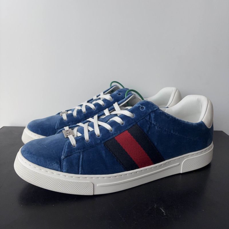 Gucci Gucci ACE Low-top Blue Sneakers 0079 Size US 10.5 / EU 43-44 - 1 Thumbnail