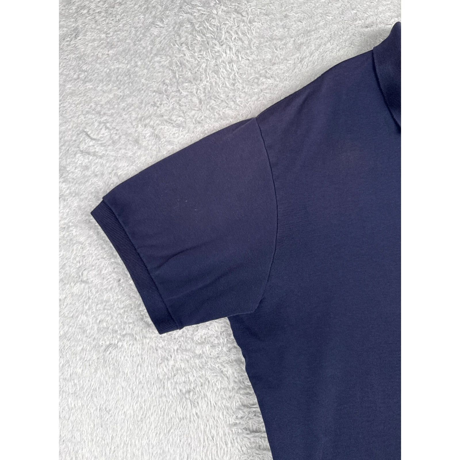 Ralph Lauren VINTAGE Polo Ralph Lauren Shirt 2XL Blue Polo Shirt Men Short Sleeve 100% Cotton Knit Embroidered Logo 80s Golf Mens Size US XXL / EU 58 / 5 - 3 Thumbnail