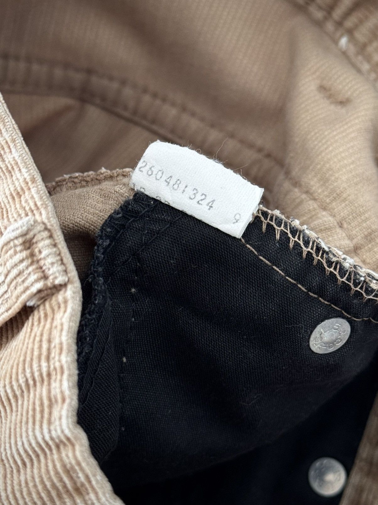 Levi's 1970s Levi’s 26048 USA Women’s Corduroy Pants Size 24" / US 00 / IT 34 - 7 Thumbnail