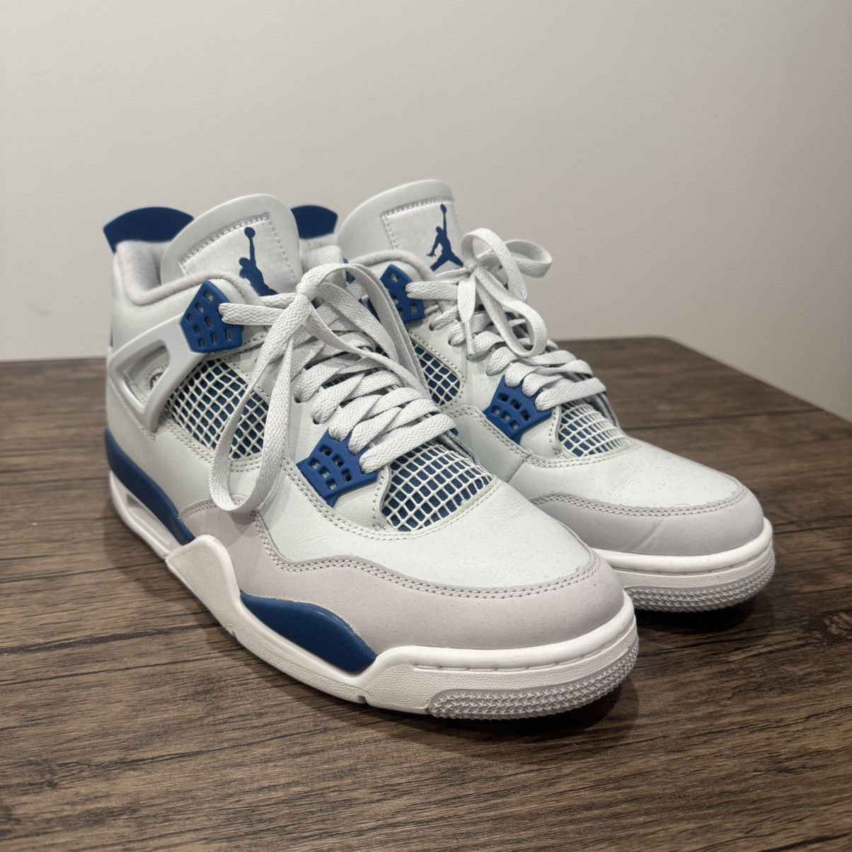 Nike Jordan 4 Retro Military Blue Size US 9.5 / EU 42-43 - 1 Thumbnail