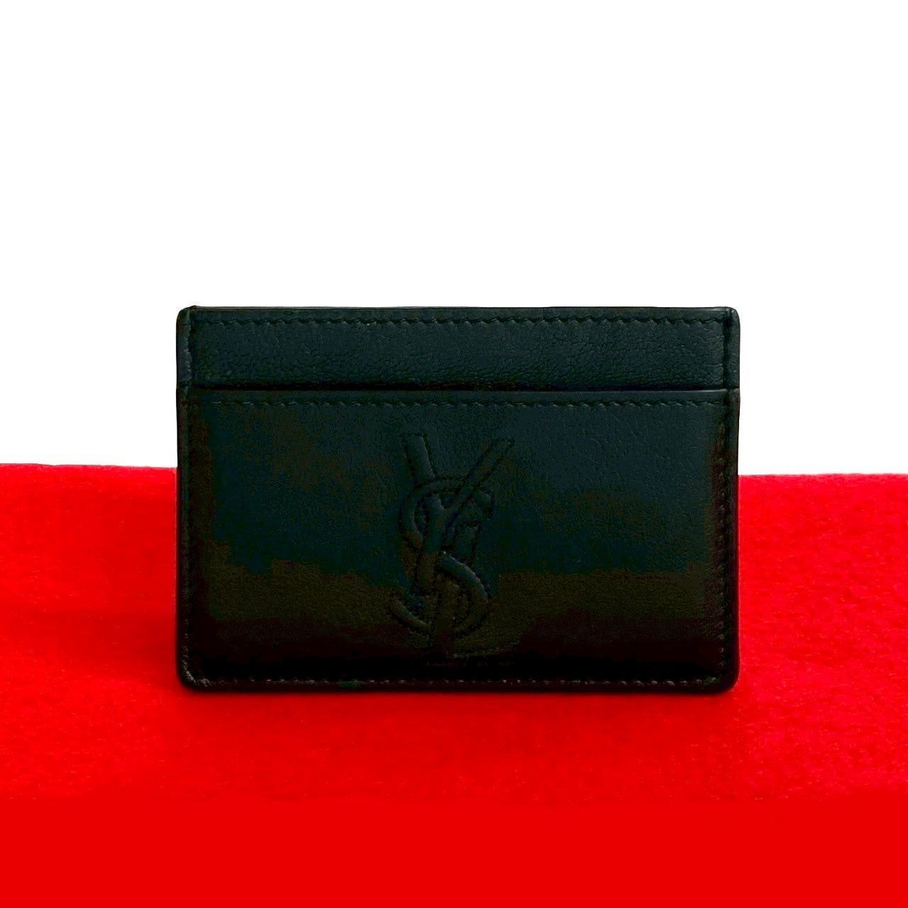 Yves Saint Laurent Yves Saint Laurent Black Leather Size ONE SIZE - 1 Thumbnail