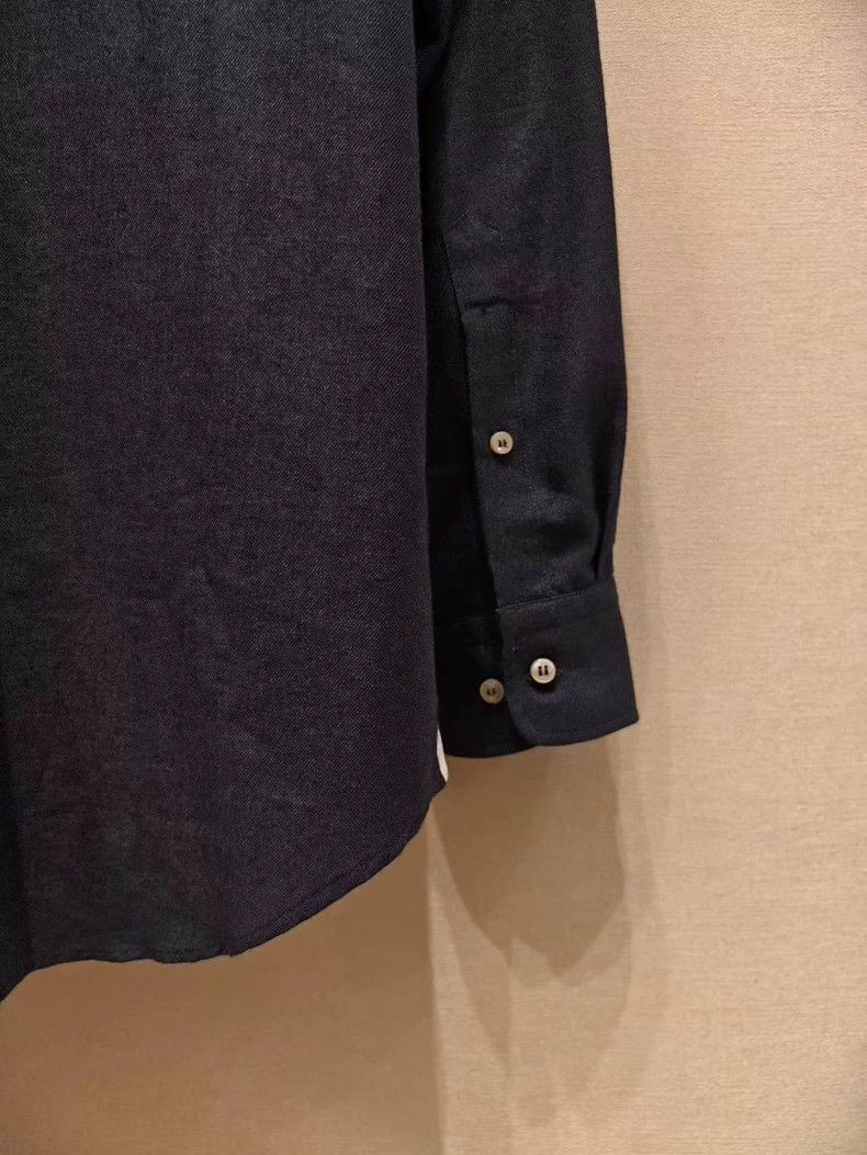 Loro Piana LORO PIANA Cashmere blend shirt Size L / US 10 / IT 46 - 9 Thumbnail