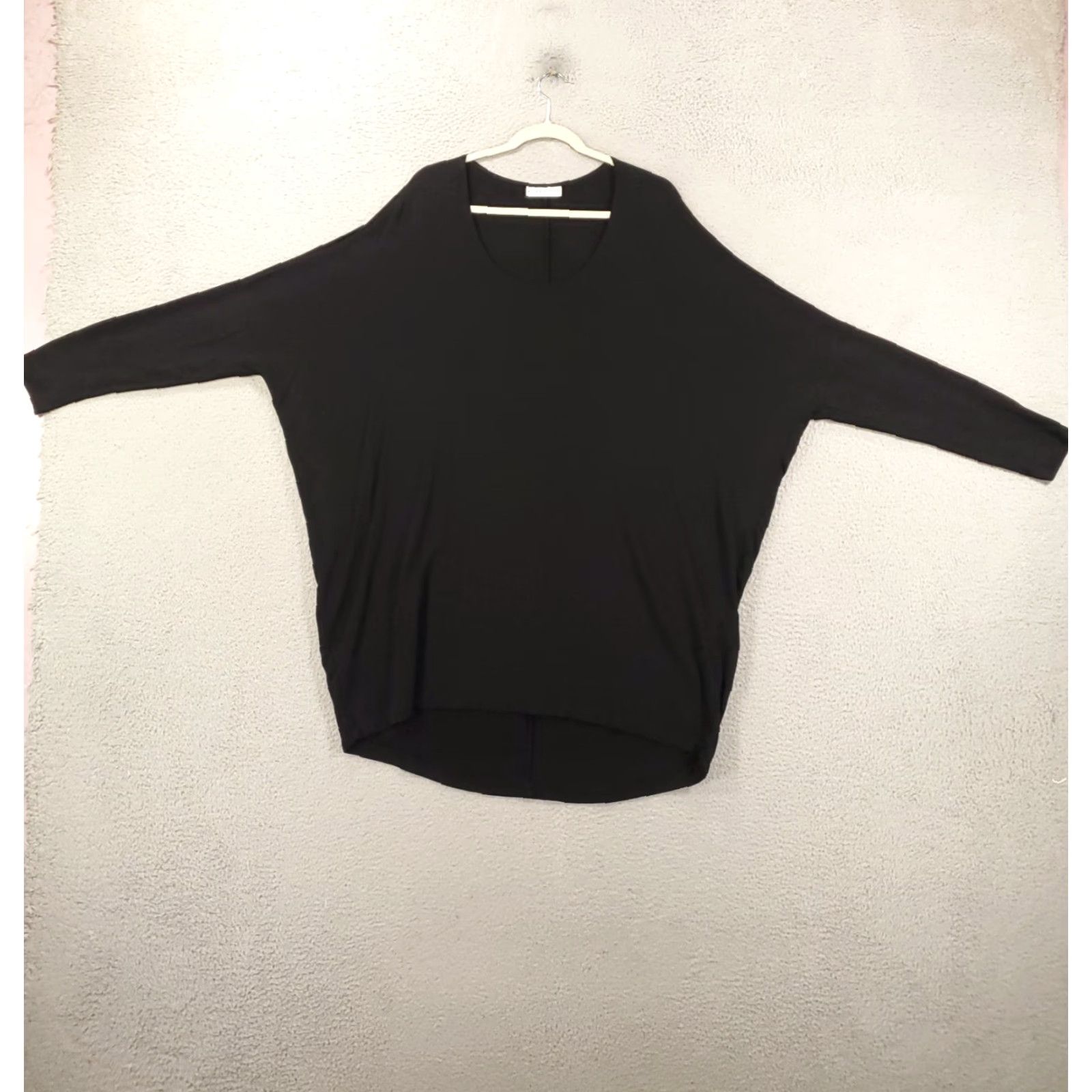 Vintage Bryn Walker Dress Womens Large Black Oversized Knee Length Lagenlook Minimalist Dress Size L / US 10 / IT 46 - 2 Thumbnail