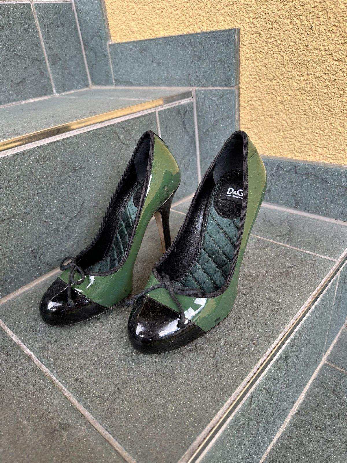 Dolce & Gabbana Dolce Gabbana Vintage Retro Rare Heels green size 36 Size US 6 / IT 36 - 6 Thumbnail