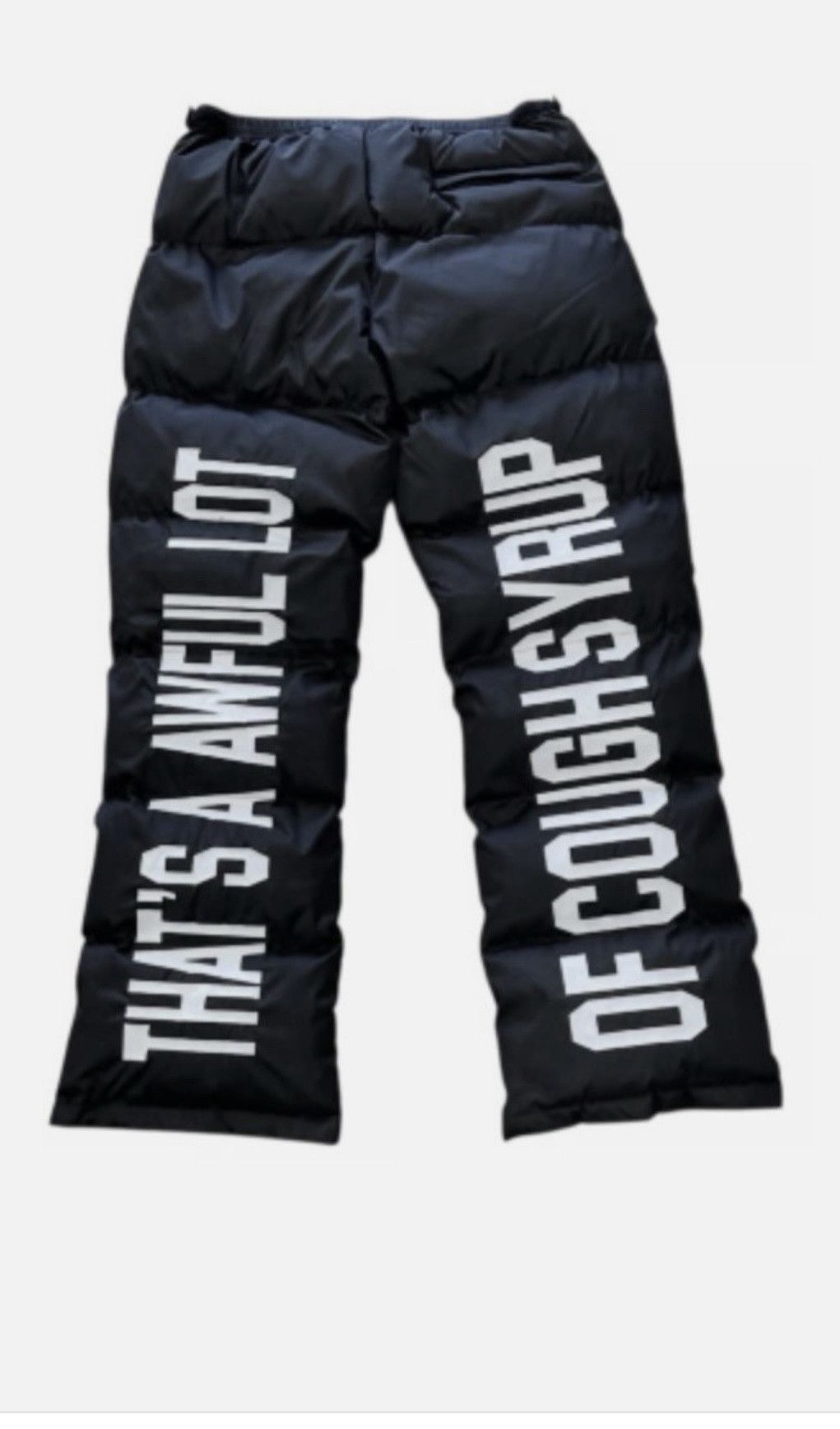 Awful Lot of Cough Syrup Men’s Puffer Pants Size US 38 / EU 54 - 3 Thumbnail