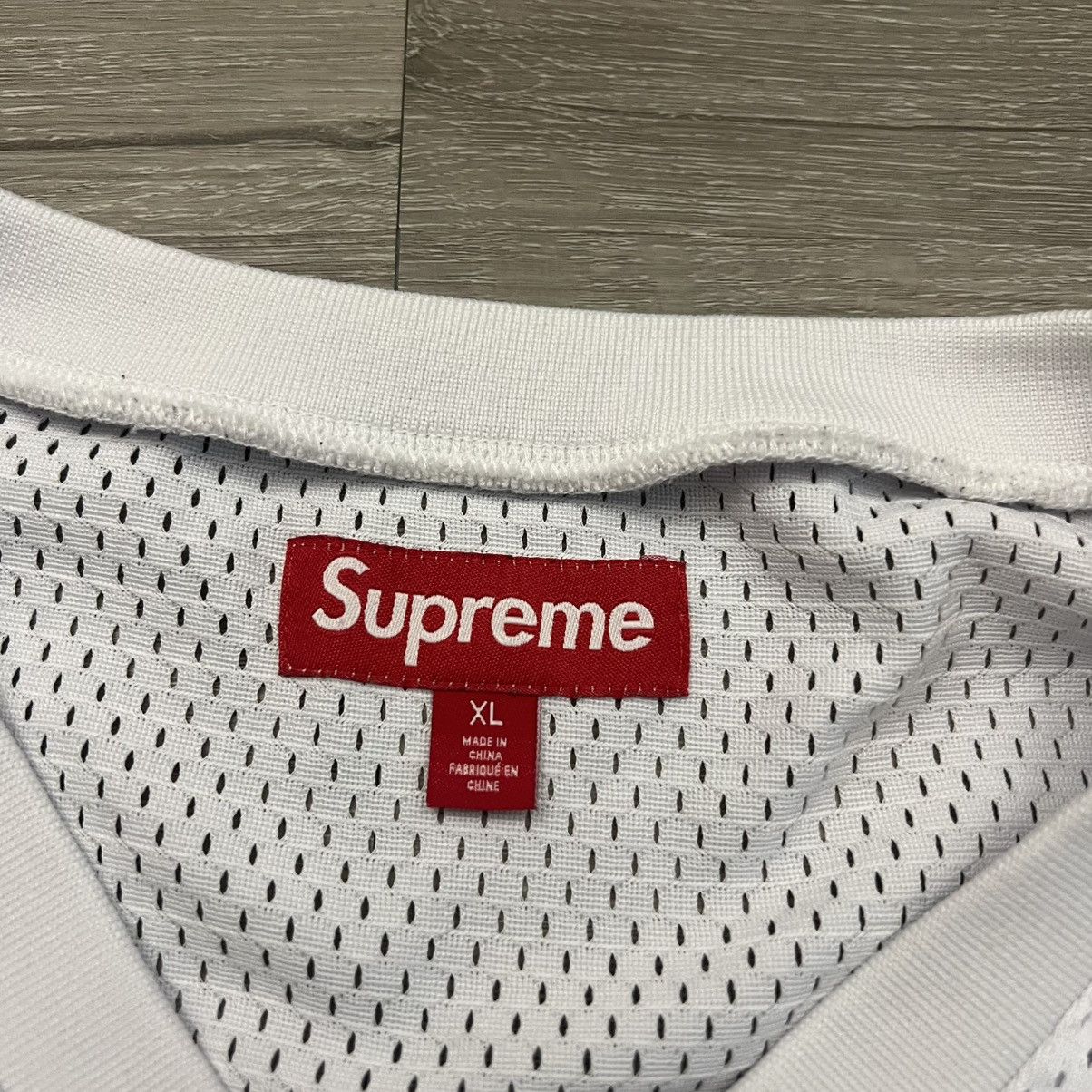 Supreme Supreme Spiderweb Football Jersey Size US XL / EU 56 / 4 - 6 Thumbnail