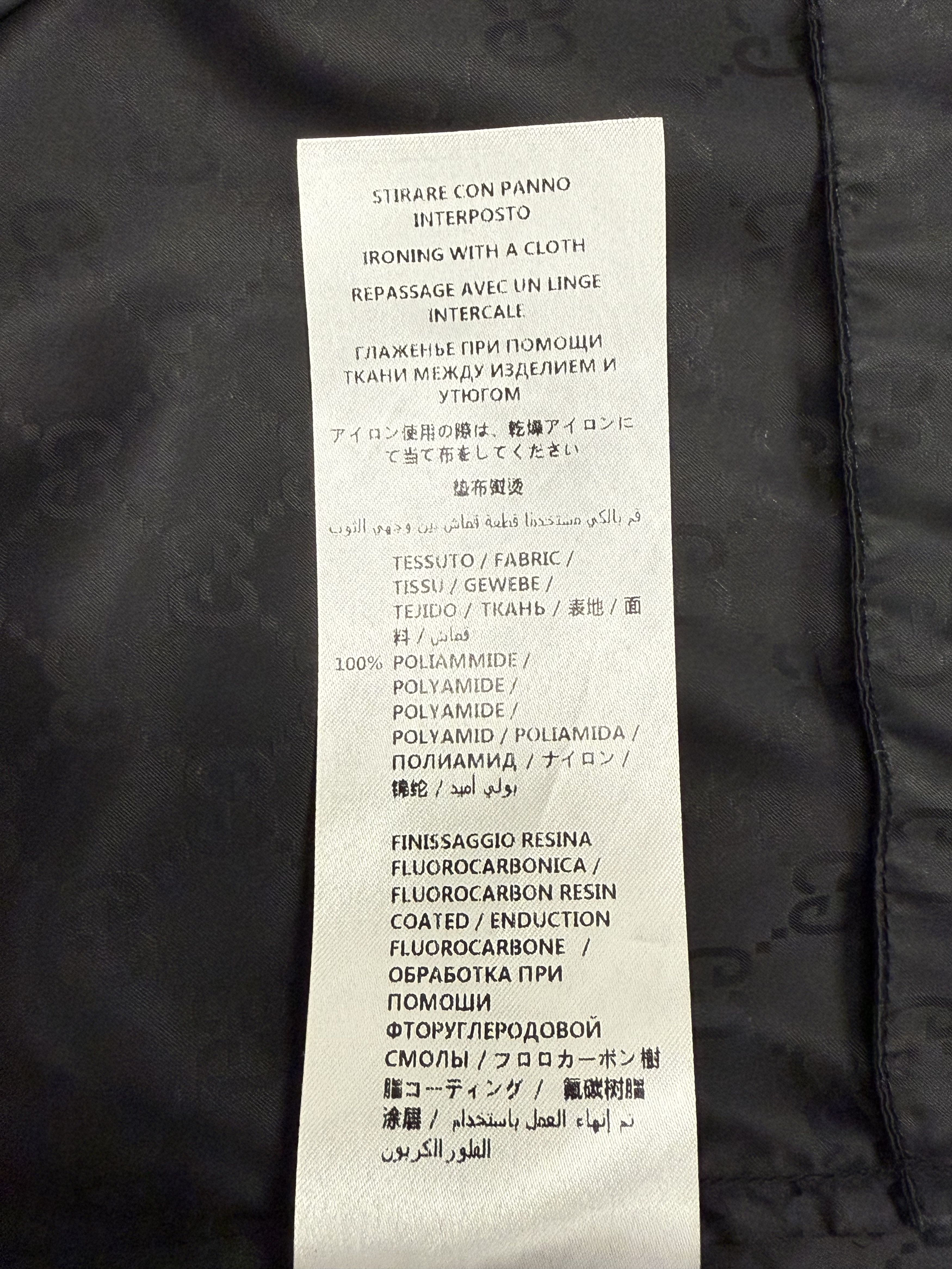 Gucci Gucci Black Monogram Windbreaker Size US M / EU 48-50 / 2 - 4 Thumbnail