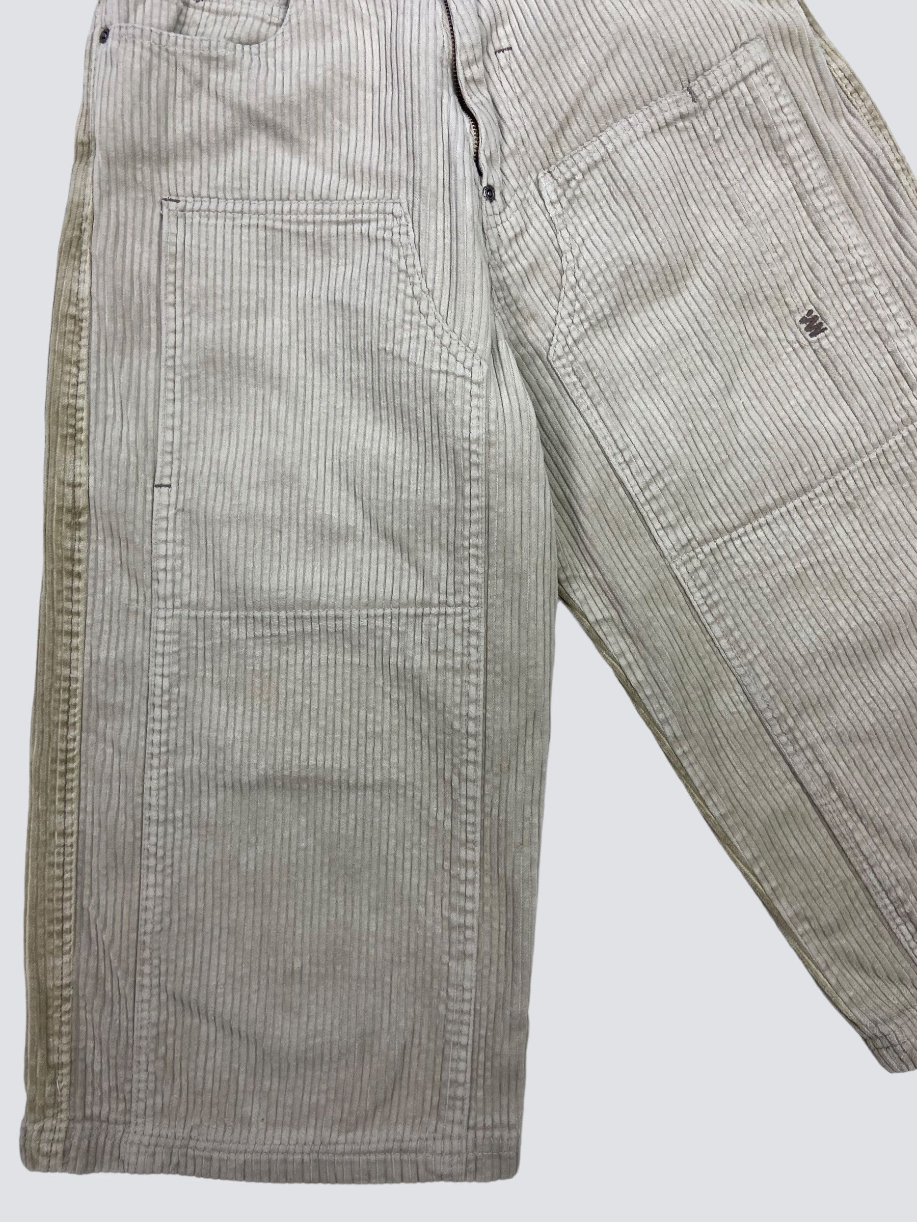 Jet Lag JETLAG CORDUROY BERMUDA BAGGY DOUBLE KNEE SHORTS 90s № 3008 Size US 30 / EU 46 - 9 Thumbnail