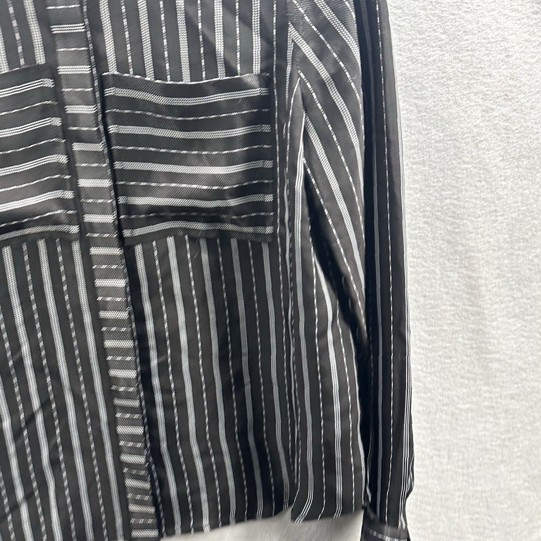 Ramy Brook Ramy Brook Button Front Shirt Womens XS Black Pockets Quiet Luxury Satin Ramie Button-Up Shirt XS Womens Black Pockets Quiet Luxury 90s? Size XS / US 0-2 / IT 36-38 - 5 Thumbnail