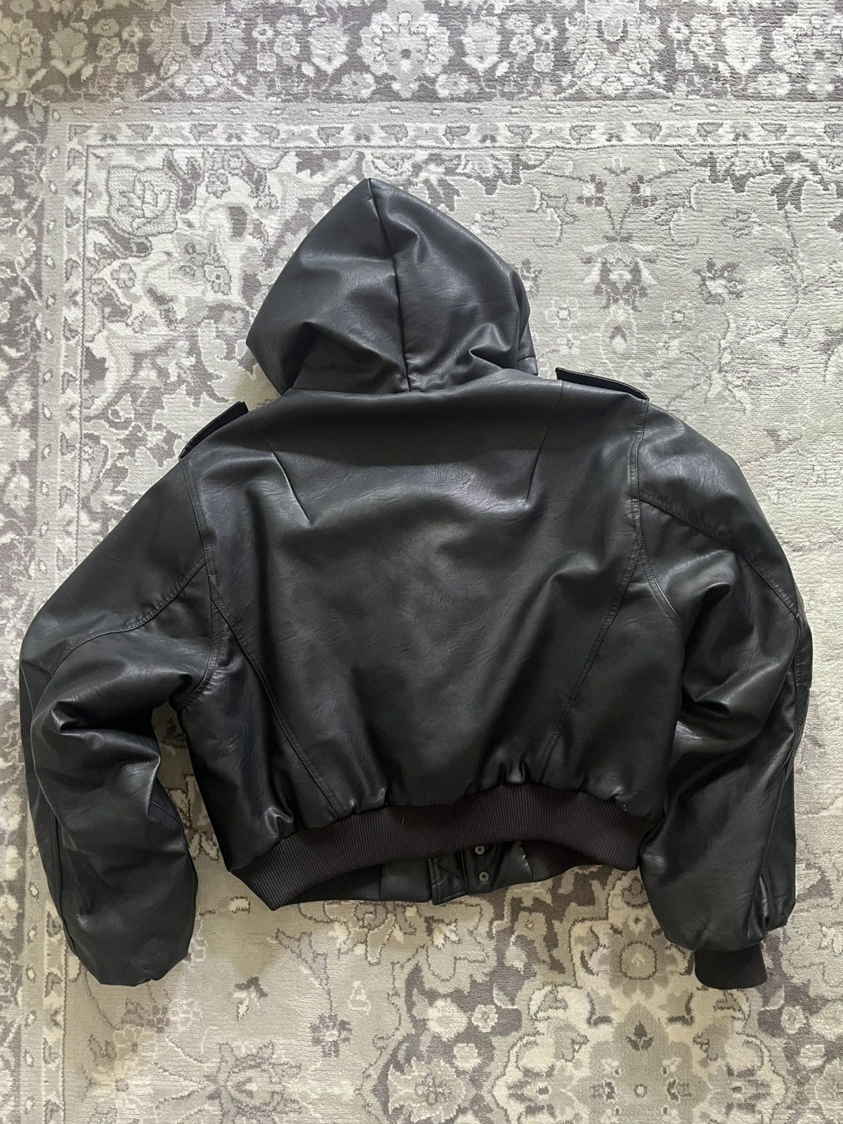 Entire Studios Moto Leather Bomber Jacket