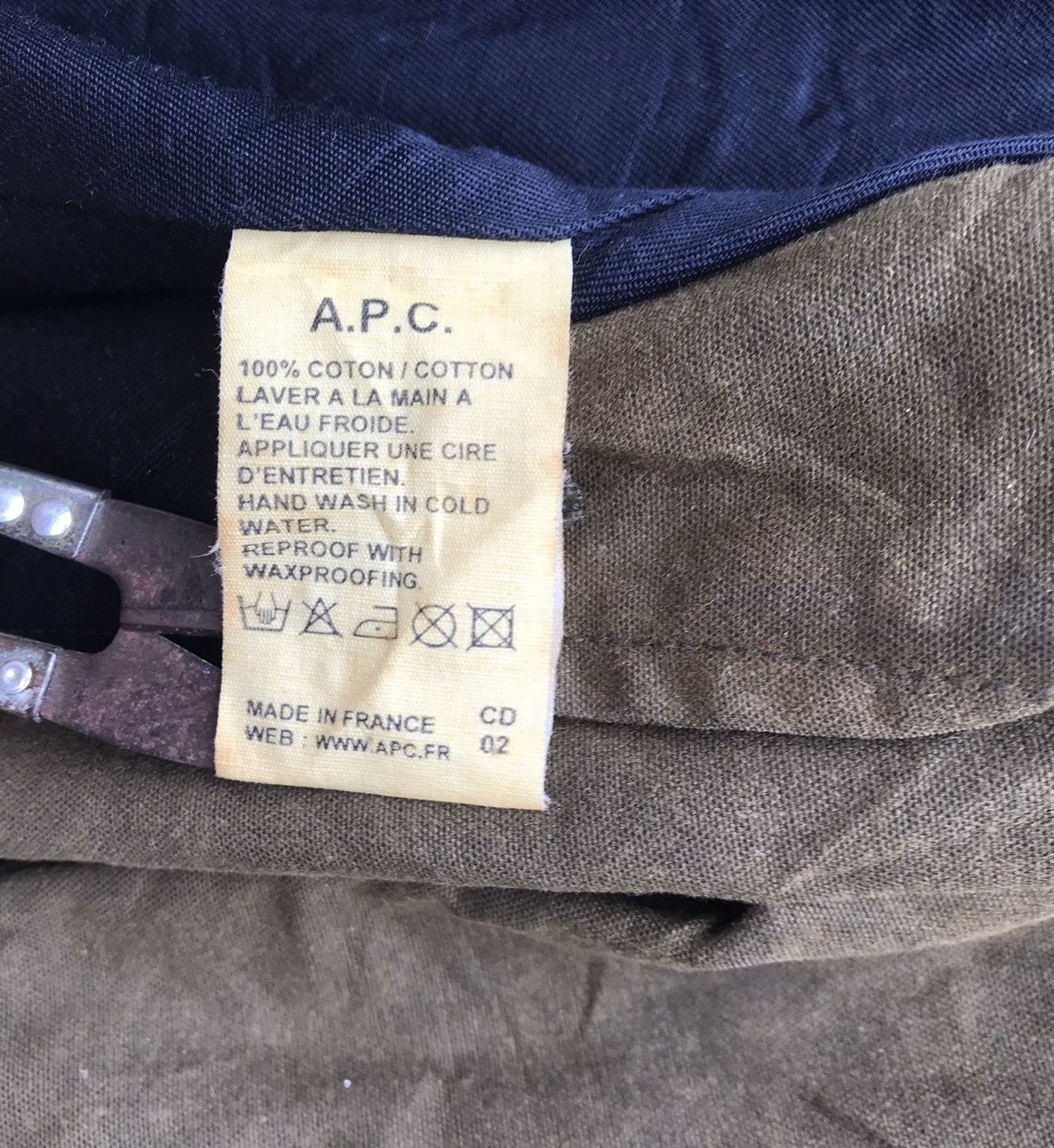 A.P.C. Apc France Wax Blazer Coat Apc Women Wax Jacket Size S / US 4 / IT 40 - 10 Thumbnail