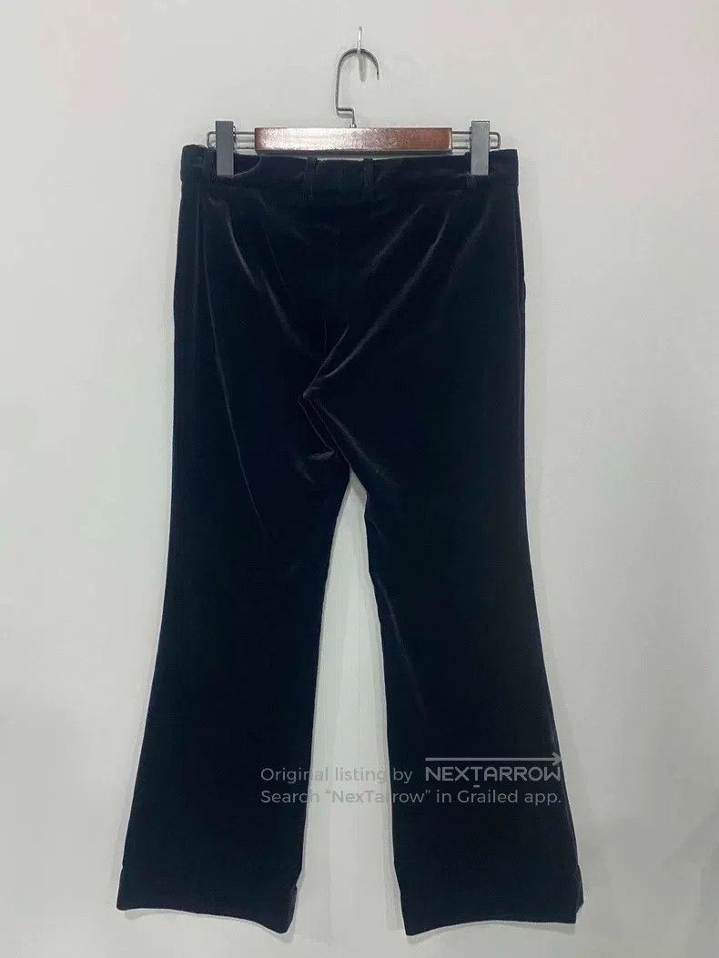 Gucci Gucci Black velvet trousers Size 26" / US 2 / IT 38 - 3 Thumbnail