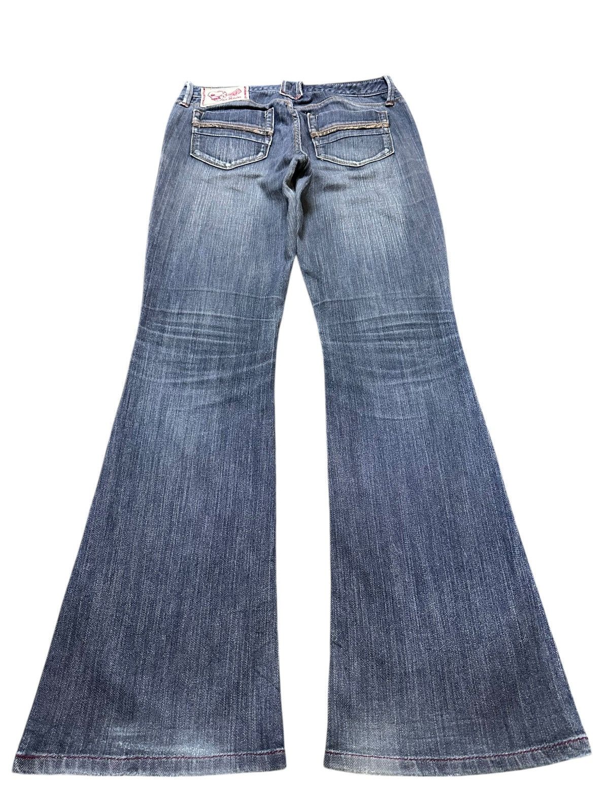Japanese Brand DJ Jeans With Wideleg Bootcut Style and Faded Wash Size US 28 / EU 44 - 2 Thumbnail