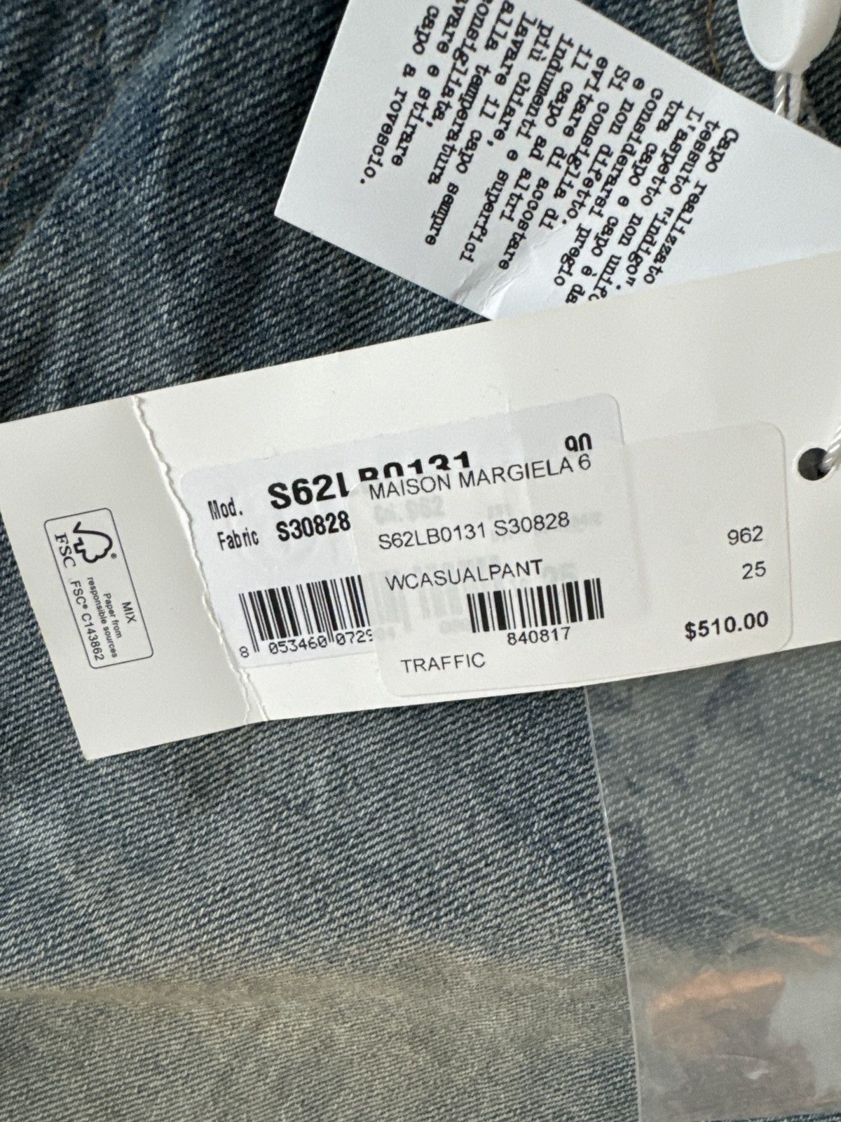 Maison Margiela Maison Margiela Casual Pant Size 25" / US 0 / IT 36 - 4 Thumbnail