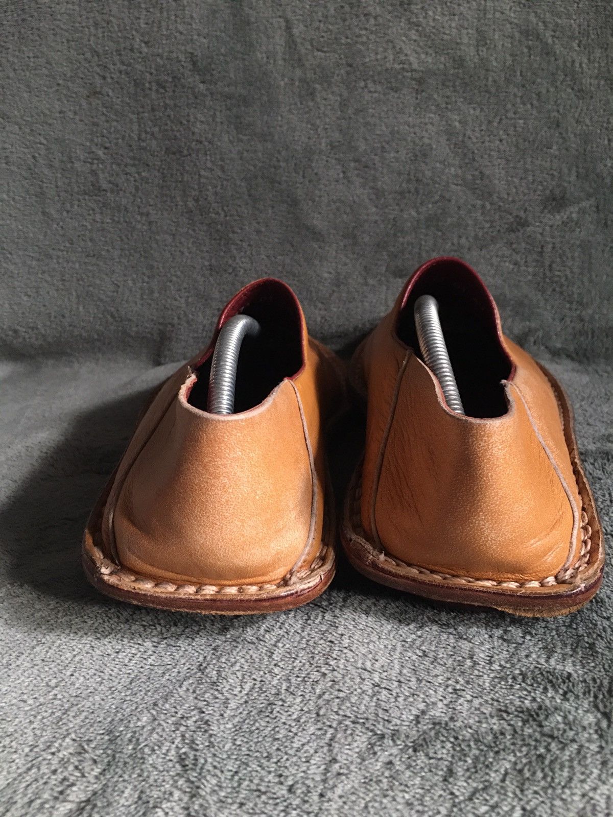 Designer Heich Italy Light Brown Leather Men’s Loafers Shoes EU 40 Size US 7 / EU 40 - 3 Thumbnail