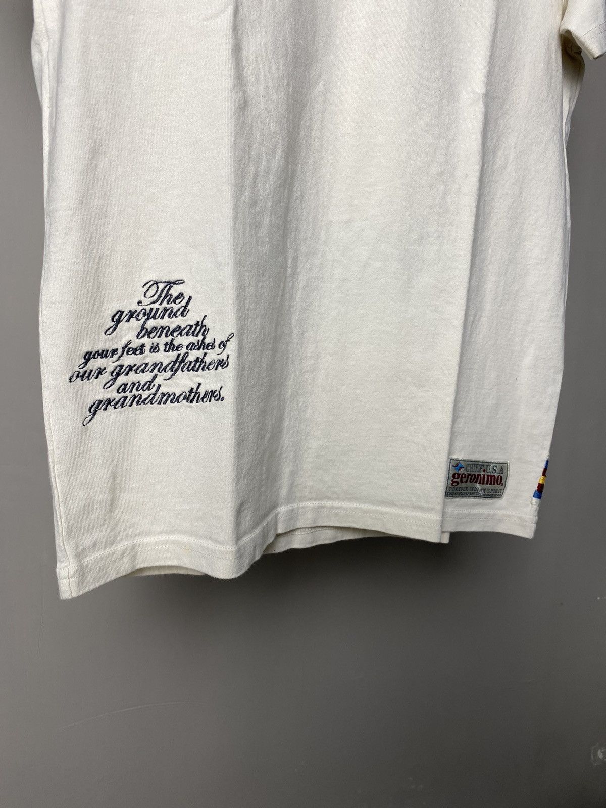 Beauty Beast × If Six Was Nine × Japanese Brand Geronimo Embroidery Poem Tshirt Size US M / EU 48-50 / 2 - 4 Thumbnail