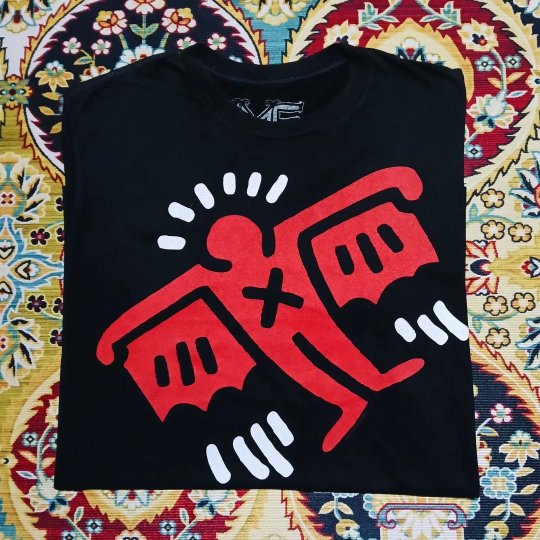 Keith Haring Keith Haring 'Flying icon Devil Street Art ( M ) Size US M / EU 48-50 / 2 - 5 Thumbnail