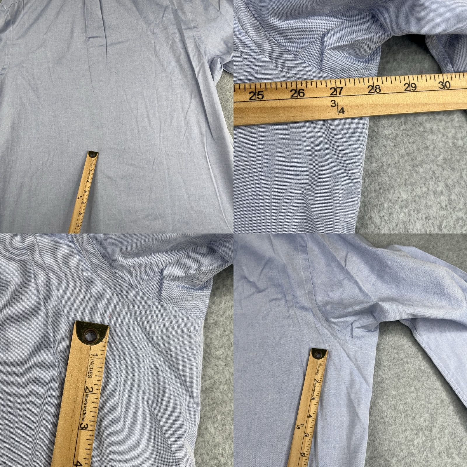 Ralph Lauren Ralph Lauren Shirt Dress Shirt Button-Down Long Sleeve Mens 18 Light Blue Navy Pony Casual Button Up Regular Cotton Wool? (Oops) Size US XXL / EU 58 / 5 - 8 Thumbnail