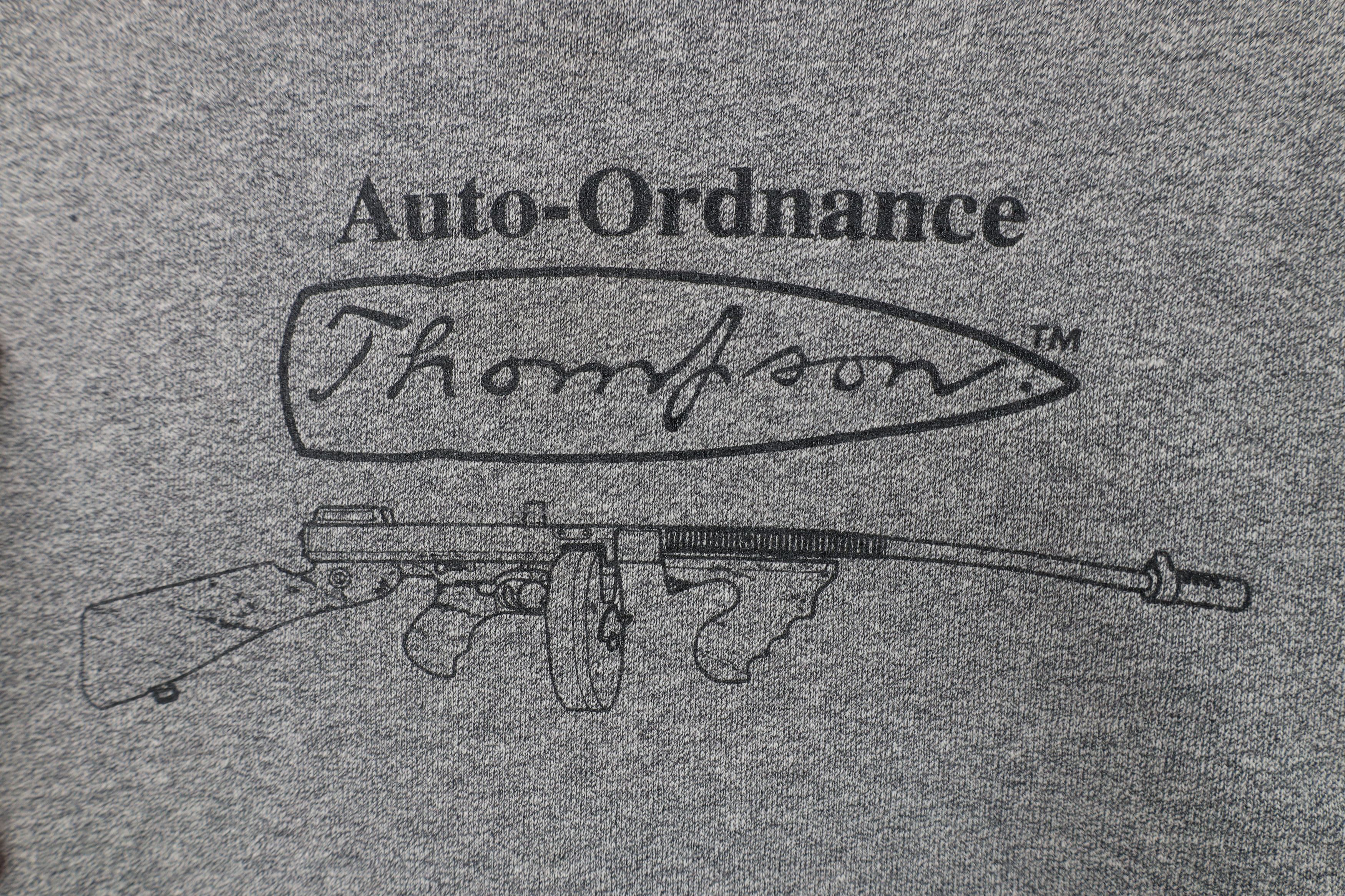 Vintage Vintage 90s Ordnance Thompson Machine Gun Sweatshirt USA Size US XL / EU 56 / 4 - 4 Thumbnail