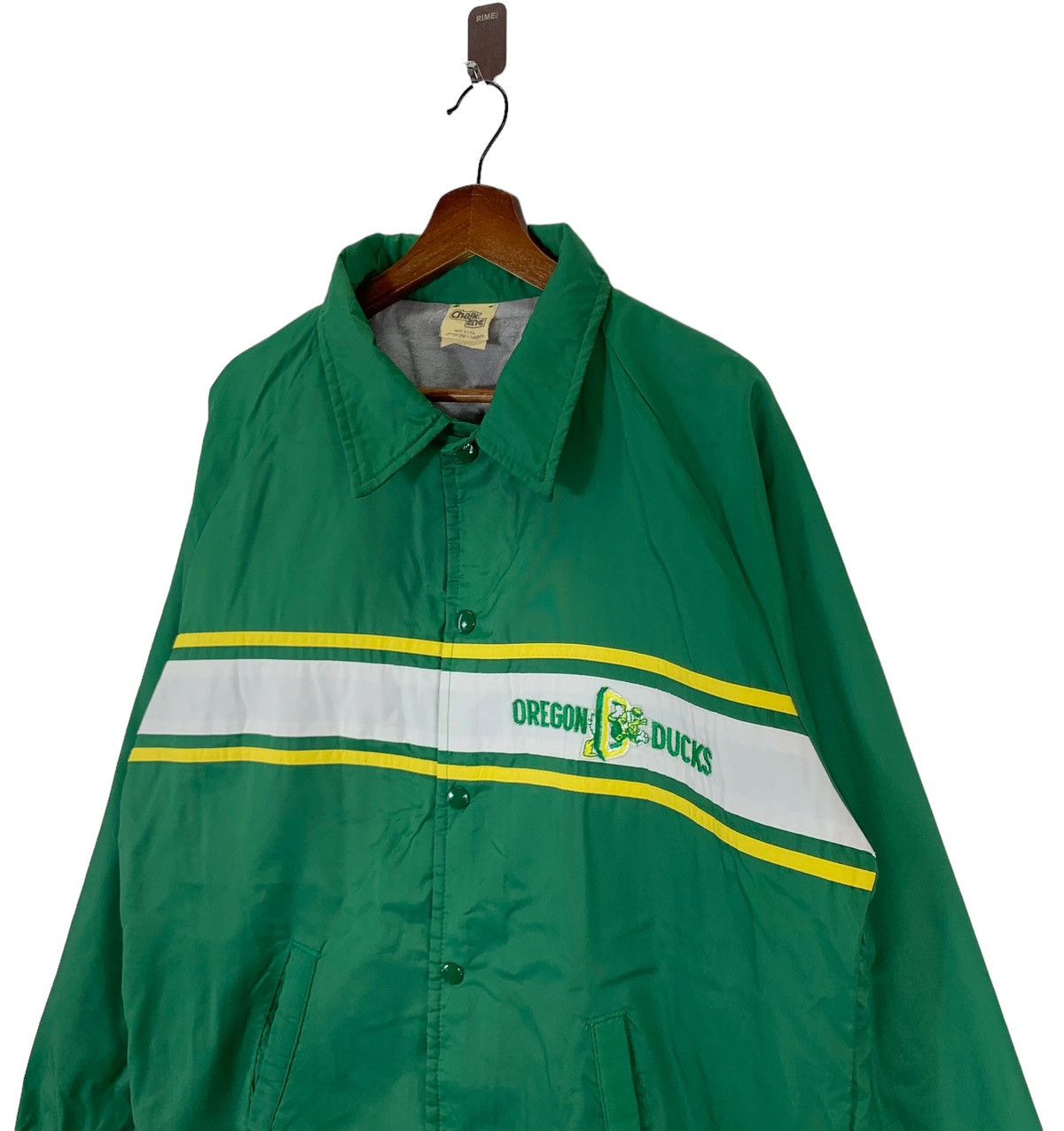 Chalk Line × Vintage VINTAGE CHALK LINE OREGON DUCK VARSITY COACH JACKET Size US L / EU 52-54 / 3 - 4 Thumbnail