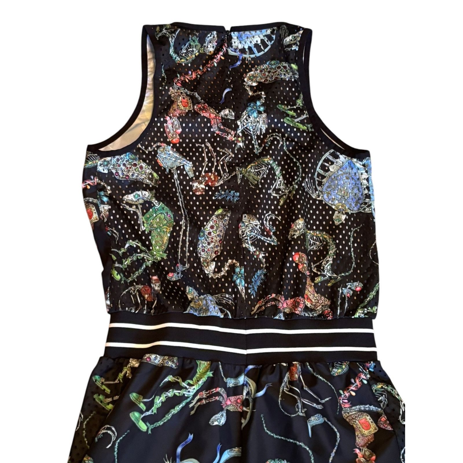 Puma Puma x SWASH London Fossil Printed Romper Medium Black Mesh Size 27" / US 4 / IT 40 - 7 Thumbnail