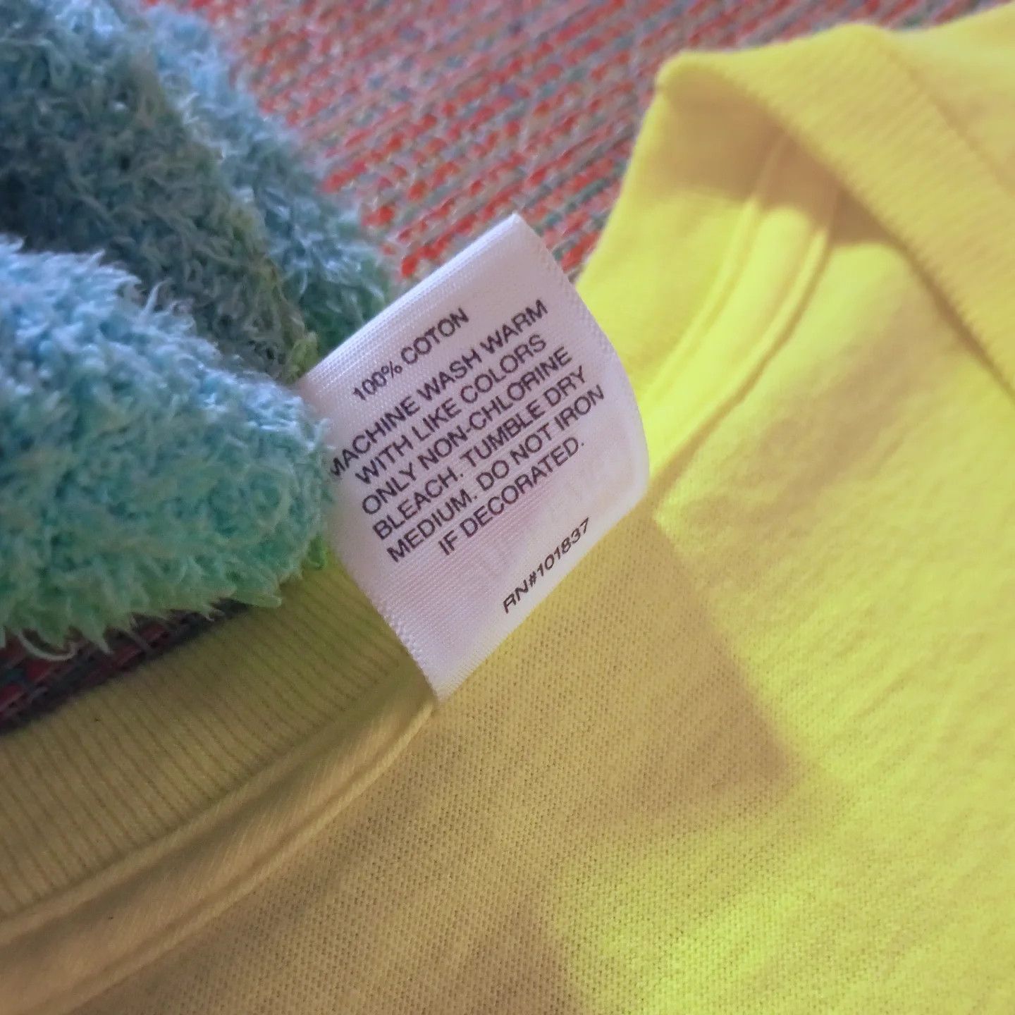 Supreme Supreme USA Neon Blank T-Shirt Size US M / EU 48-50 / 2 - 4 Thumbnail