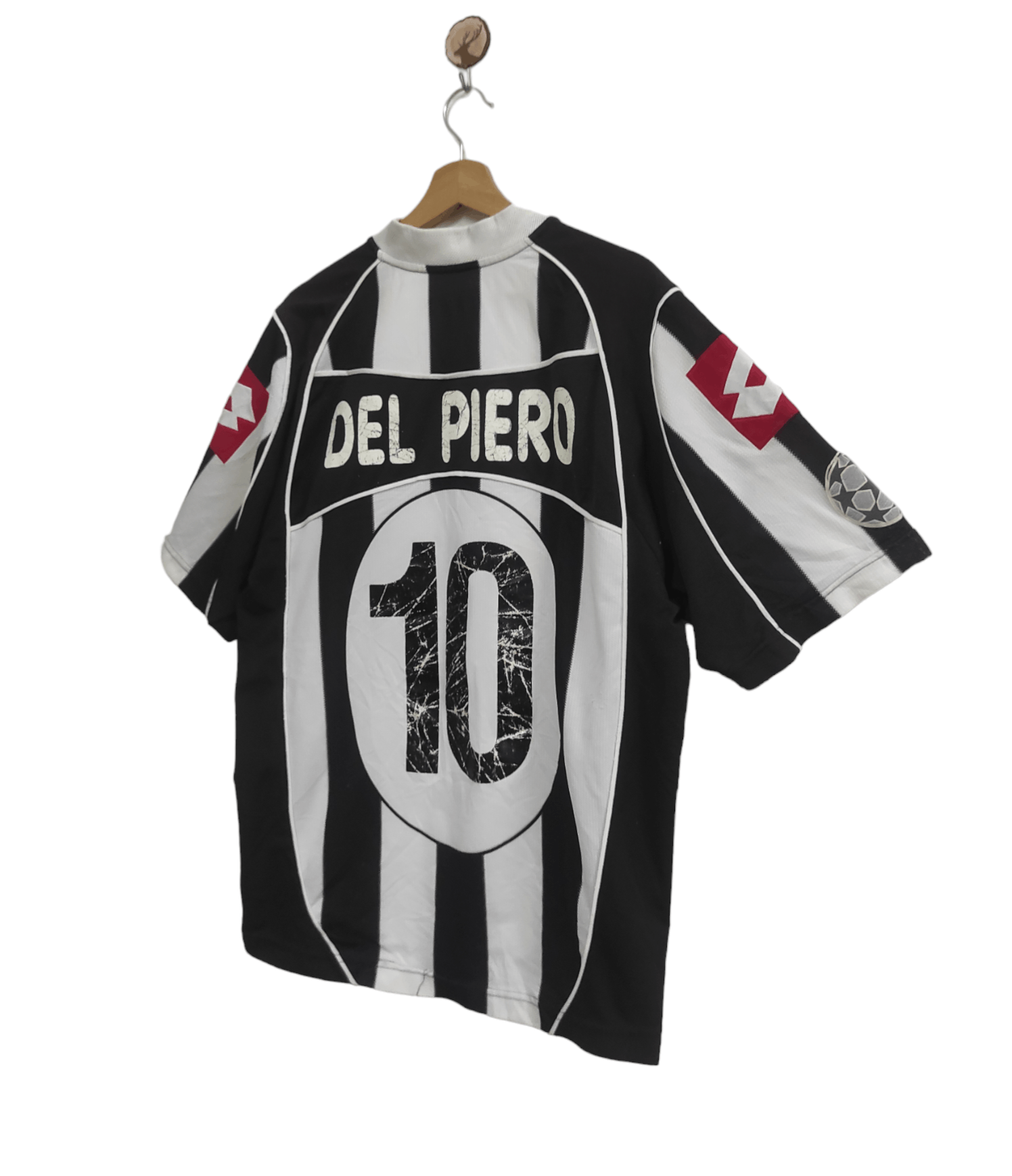 Lotto Sport Vintage Juventus Del Piero 2002-2003 Home Jersey Size US XL / EU 56 / 4 - 7 Thumbnail