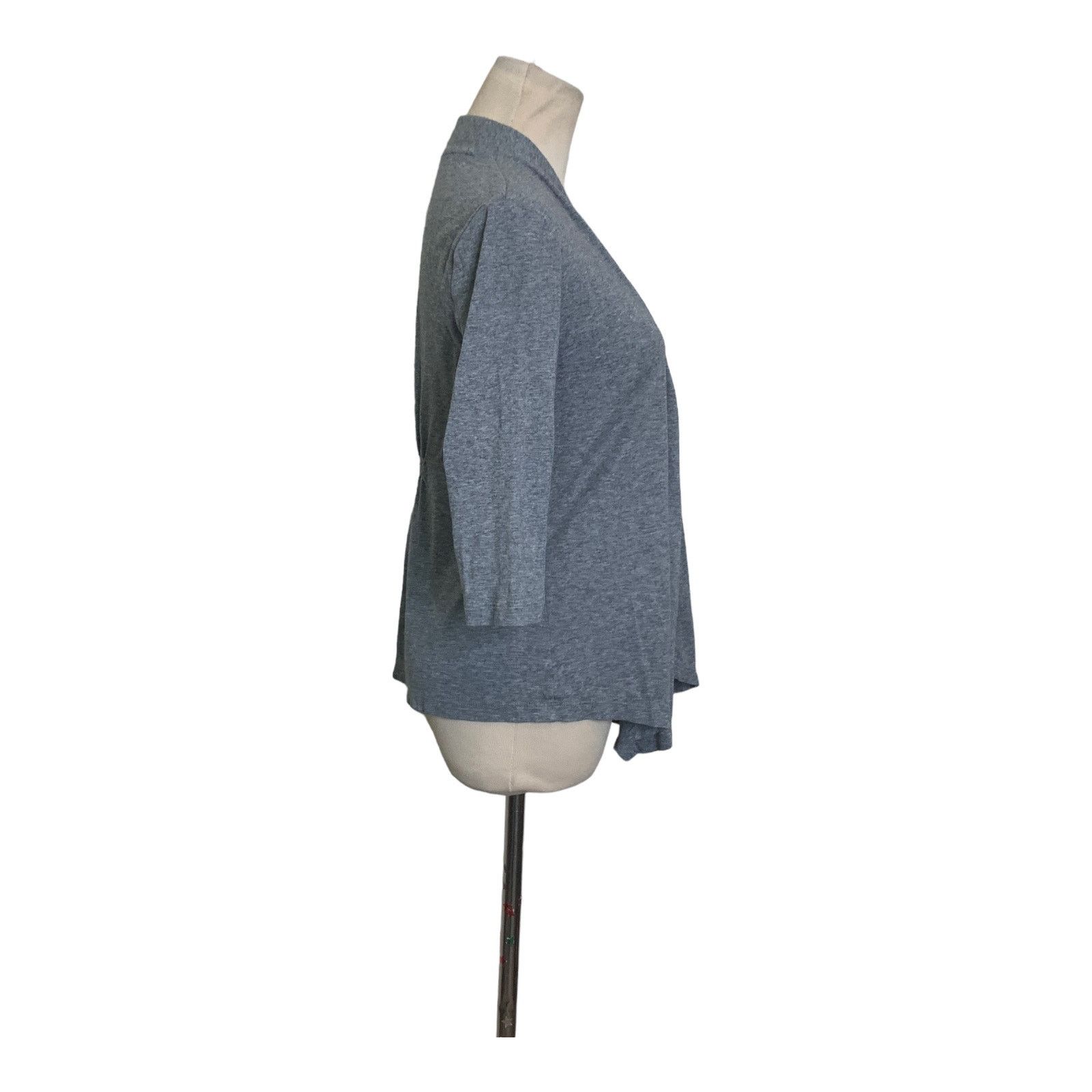Sonoma Sonoma gray 3/4 sleeves open front cardigan size PS Size S / US 4 / IT 40 - 6 Thumbnail