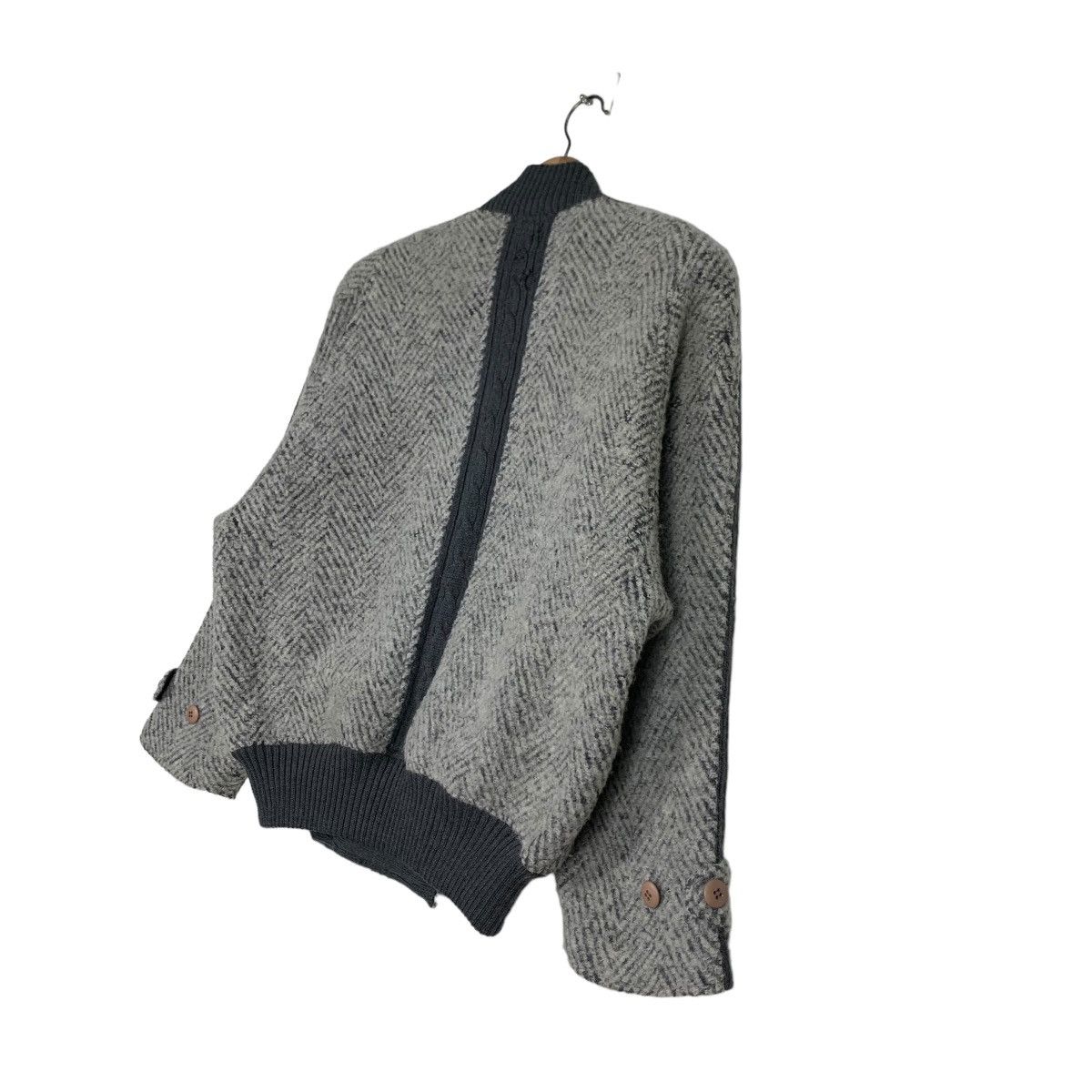 Japanese Brand GROVE Soft Sport Double Layer Wool Jacket #0293-C13 Size US M / EU 48-50 / 2 - 9 Thumbnail