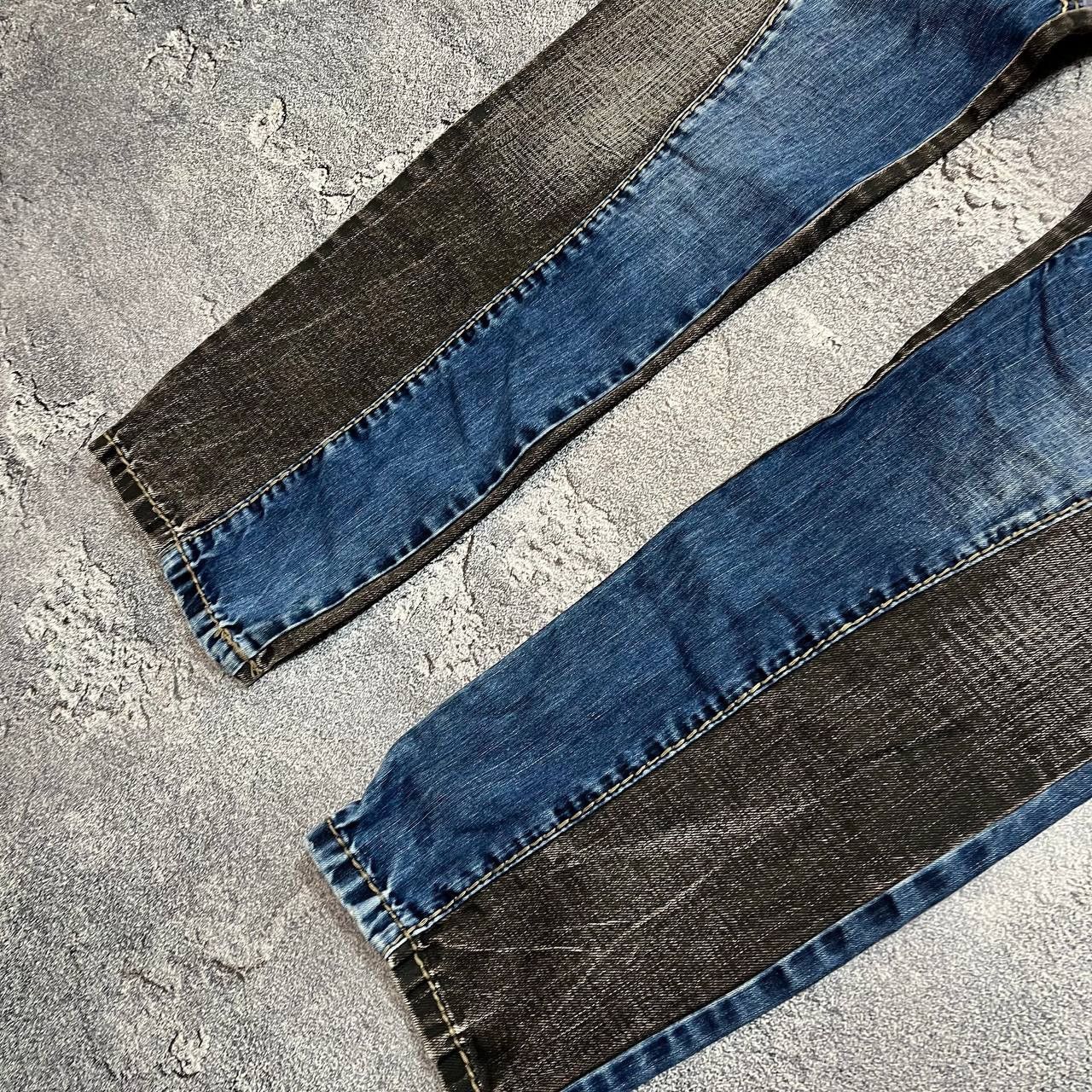 Vintage Vintage Cipo Baxx Jeans Patchwork Big Logo Flared Japanese Size US 34 / EU 50 - 11 Thumbnail