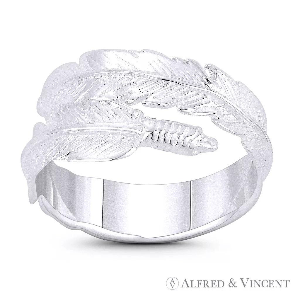 Other Angel/Eagle Feather Christian Native American Ring Size ONE SIZE - 1 Preview