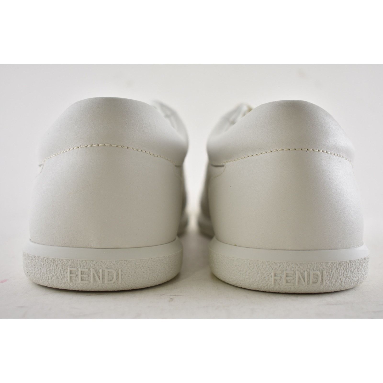 Fendi Fendi Light Bianco White Leather Low Top Sneakers US 13 Size US 13 / EU 46 - 13 Thumbnail