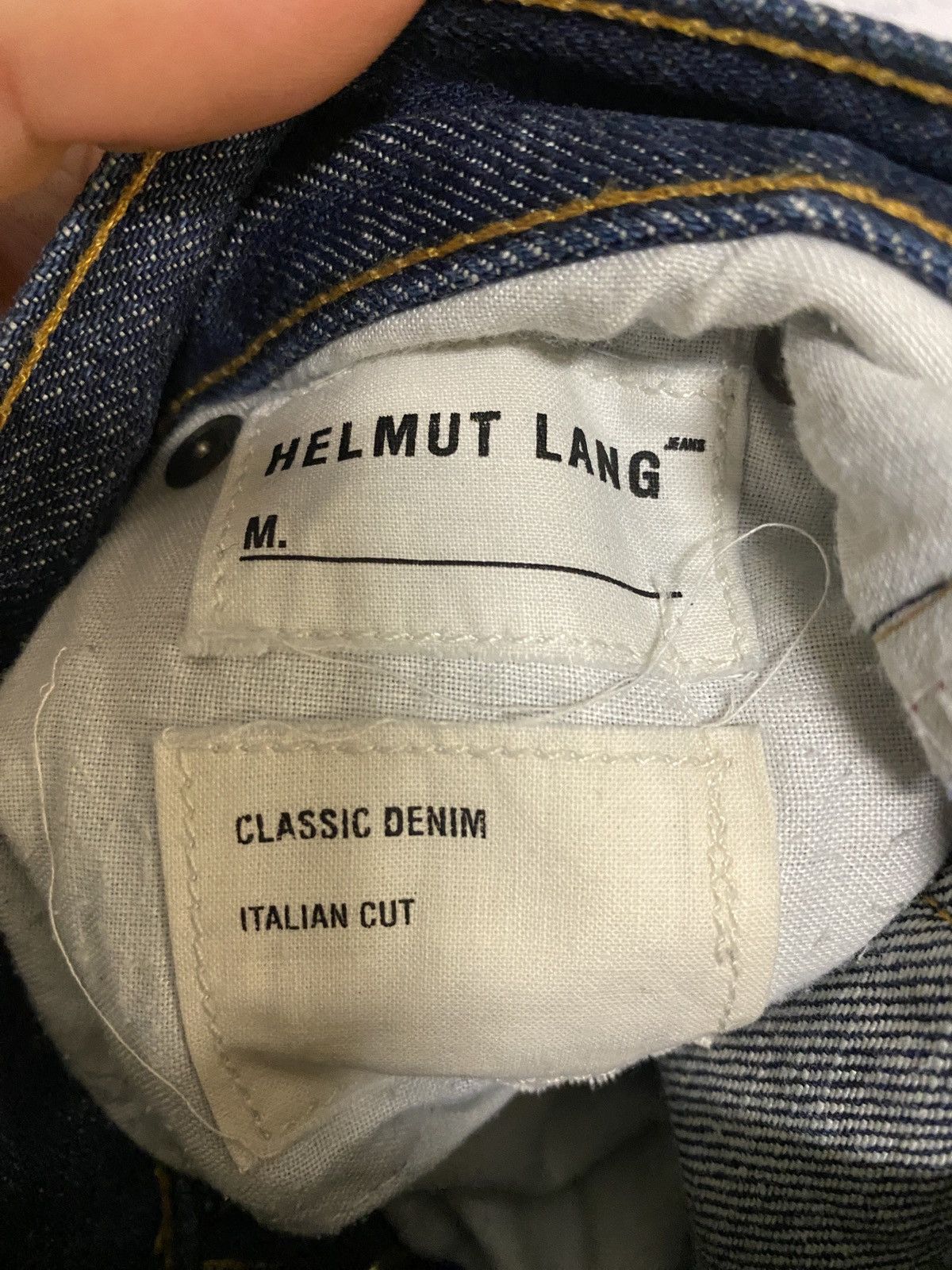 Helmut Lang 2000s Italian Cut Classic Denim Size 28" / US 6 / IT 42 - 7 Thumbnail