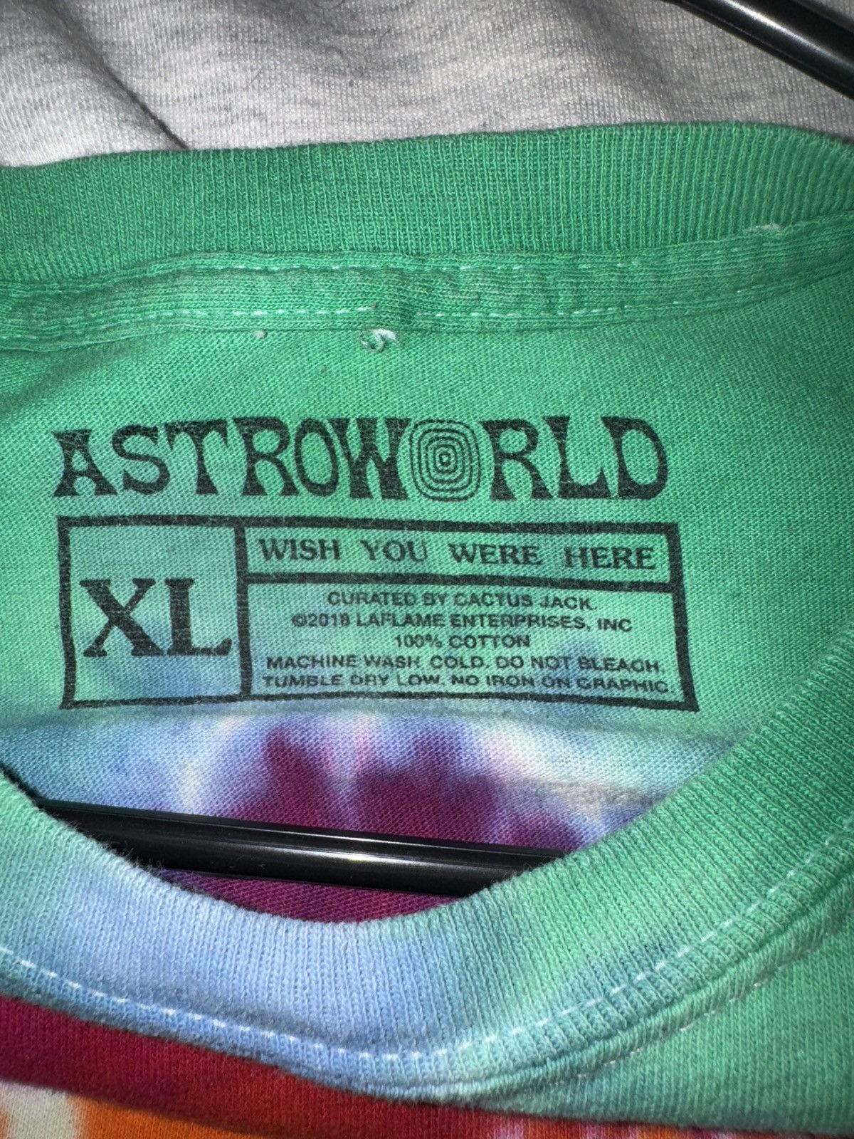 Travis Scott Astroworld tee Size US XL / EU 56 / 4 - 3 Thumbnail