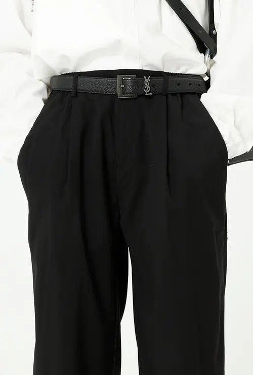 Designer × Japanese Brand Casual wide-leg loose straight trousers Size US 32 / EU 48 - 2 Thumbnail