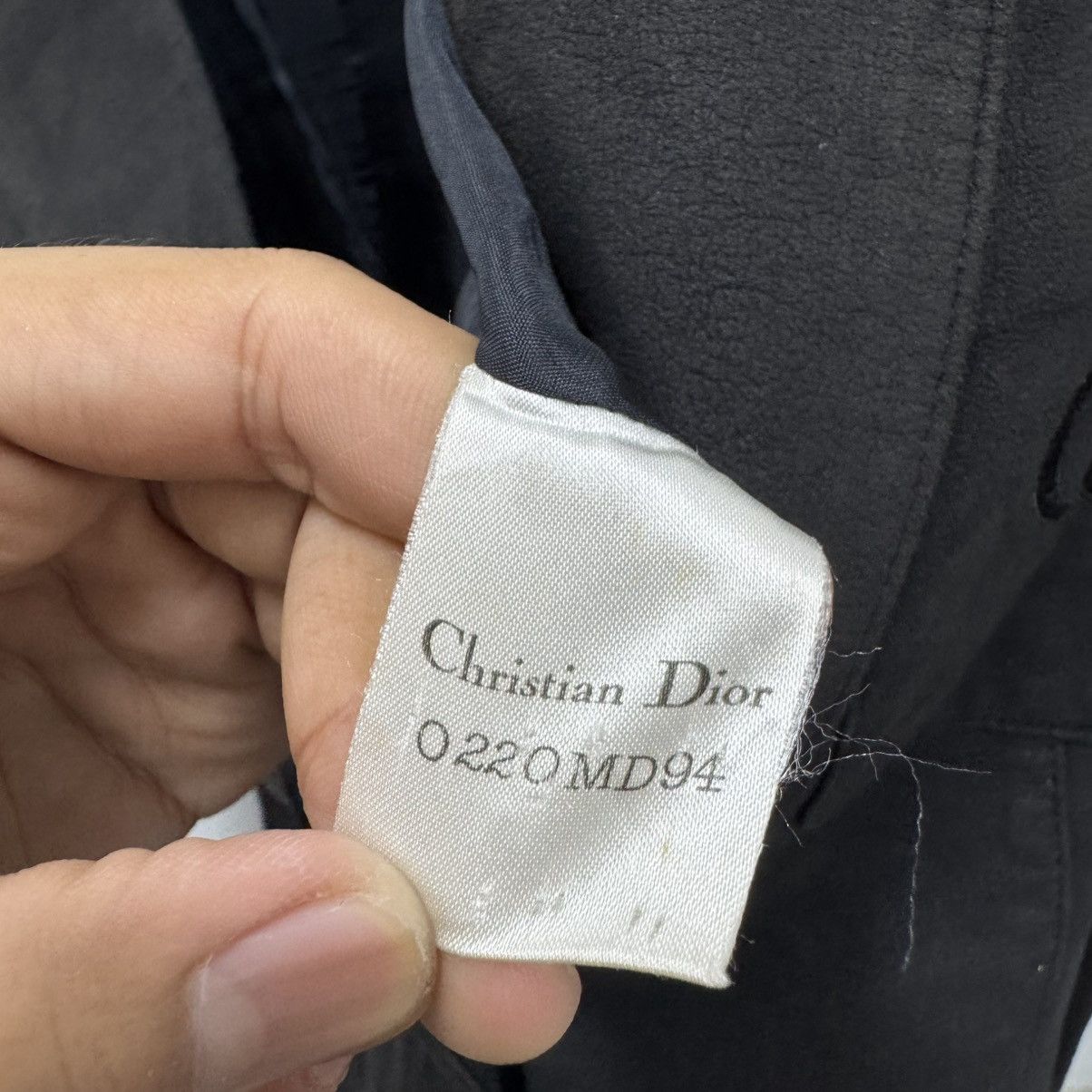 Christian Dior Monsieur Vintage Christian Dior Embroidered Logo Suede Leather Coat Size US M / EU 48-50 / 2 - 10 Thumbnail