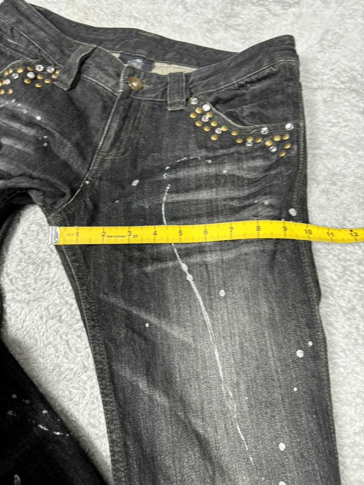 semanticdesign Semantics Design Stud Flared Jeans. S0228 Size 30" / US 8 / IT 44 - 10 Thumbnail