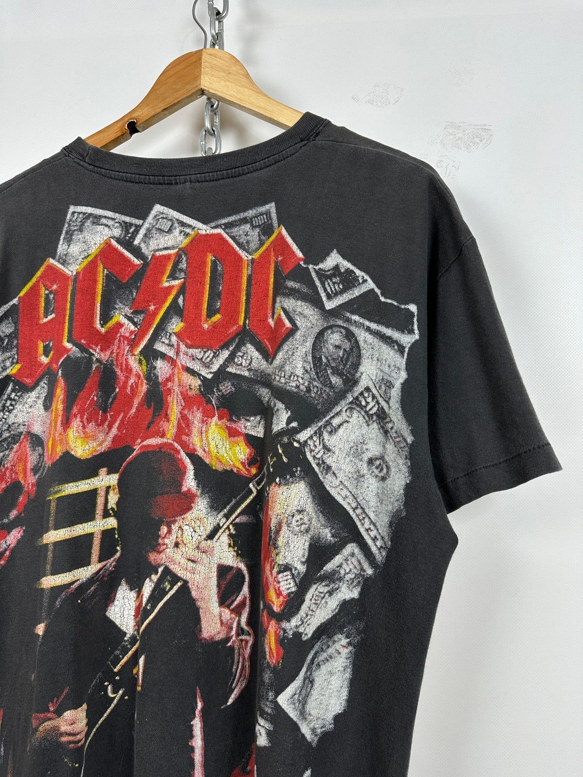 AC/DC Vintage AC/DC All Over Print Rare T-Shirt Size US XL / EU 56 / 4 - 13 Thumbnail