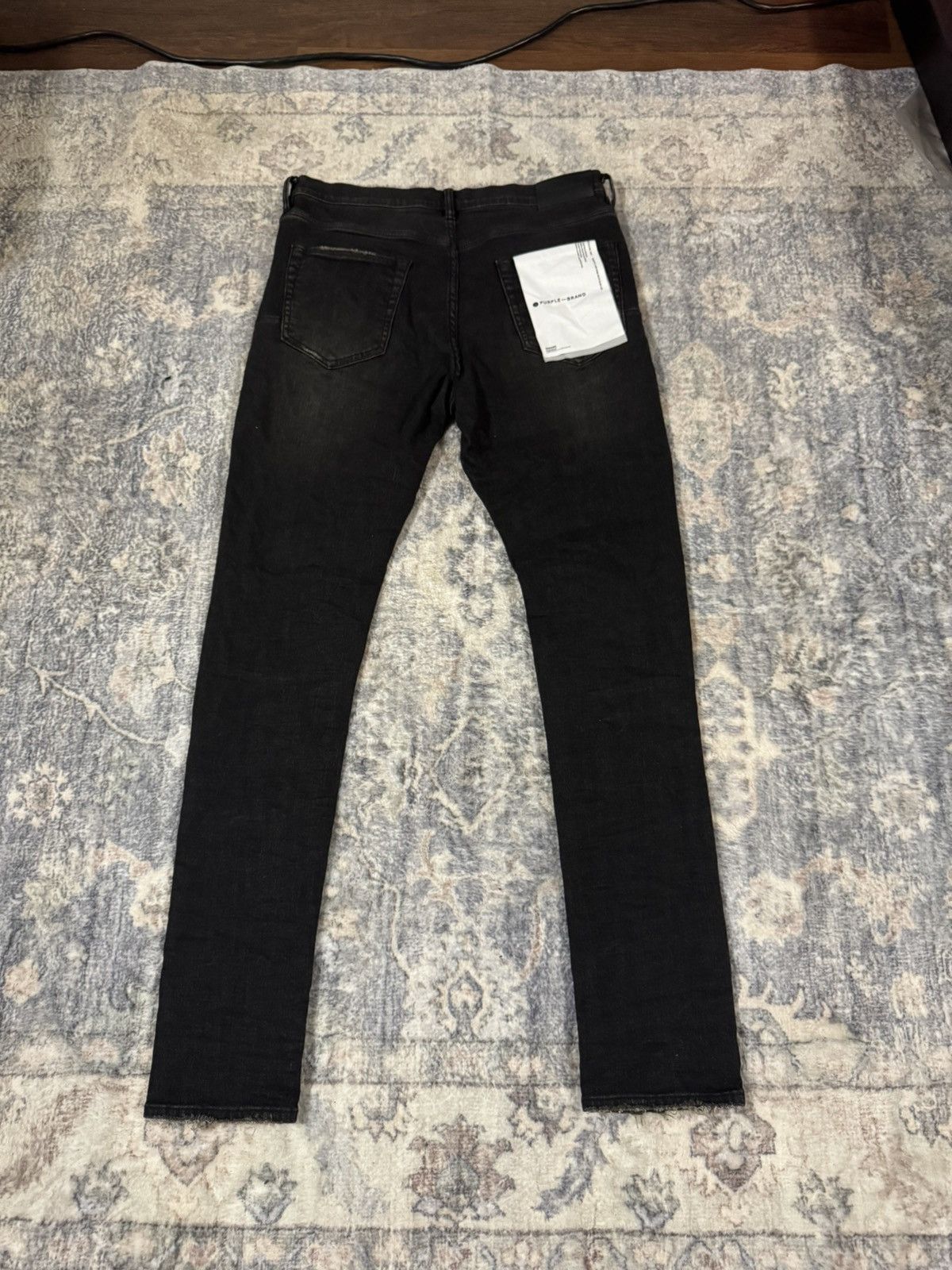 Other Purple Brand “Black Over Spray” Denim Size US 32 / EU 48 - 2 Thumbnail