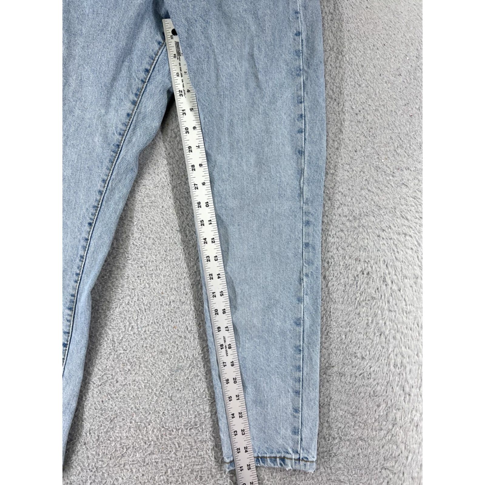 Dr. Denim Dr. Denim Jeans Womens 24 Blue Light Wash High Rise 90s Nora Retro 21x25 Size 42" / US 20 - 7 Thumbnail