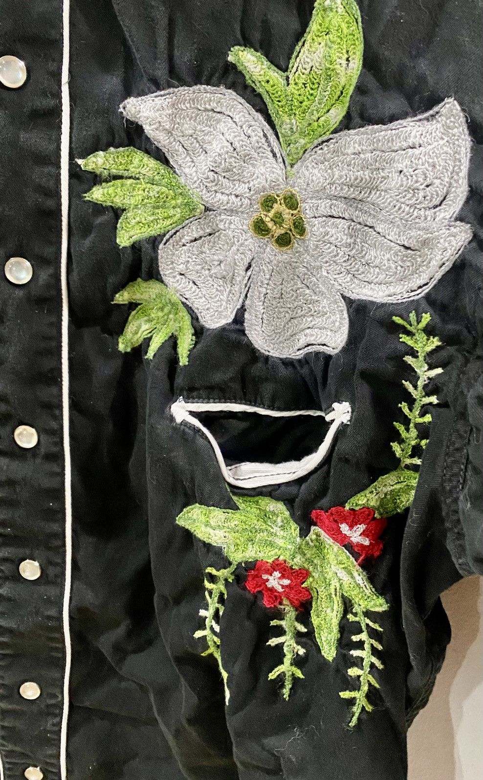 Rockmount Ranch Wear Vtg Rockmount Western Shirt Black Floral Snap M Size US M / EU 48-50 / 2 - 2 Thumbnail