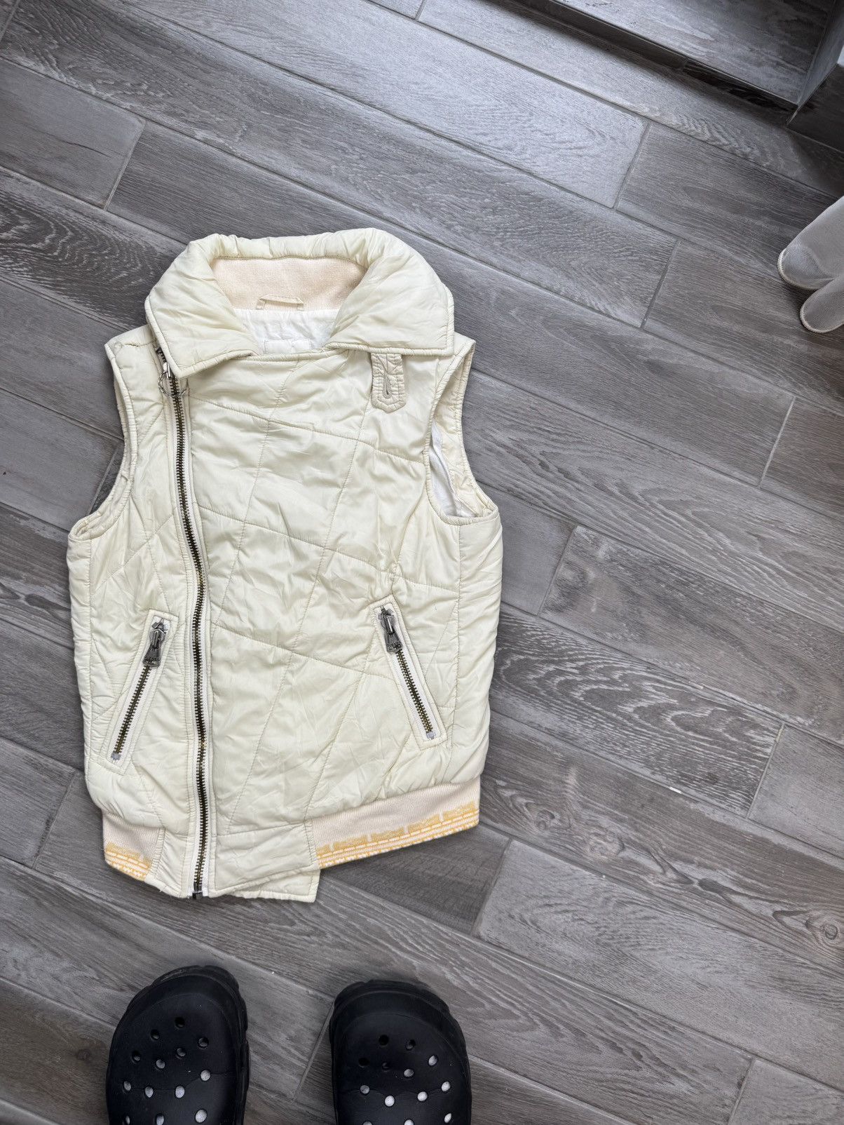 Diesel Y2K Beige Avant Gard Diesel Vests Size XS / US 0-2 / IT 36-38 - 3 Thumbnail