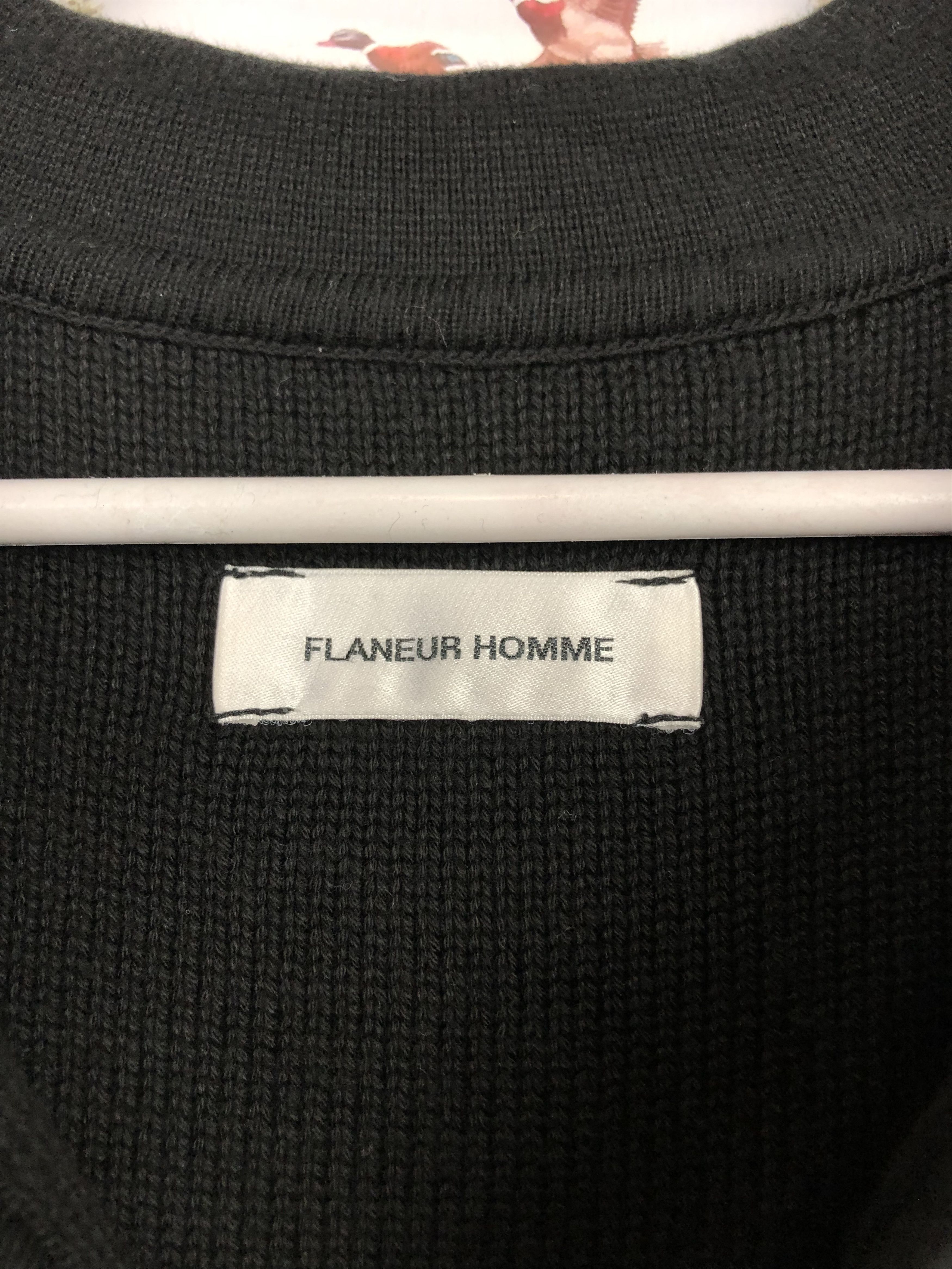 Other Flaneur Homme Black Mens Shirt Rare Jersey Fashion Style Size US M / EU 48-50 / 2 - 7 Thumbnail