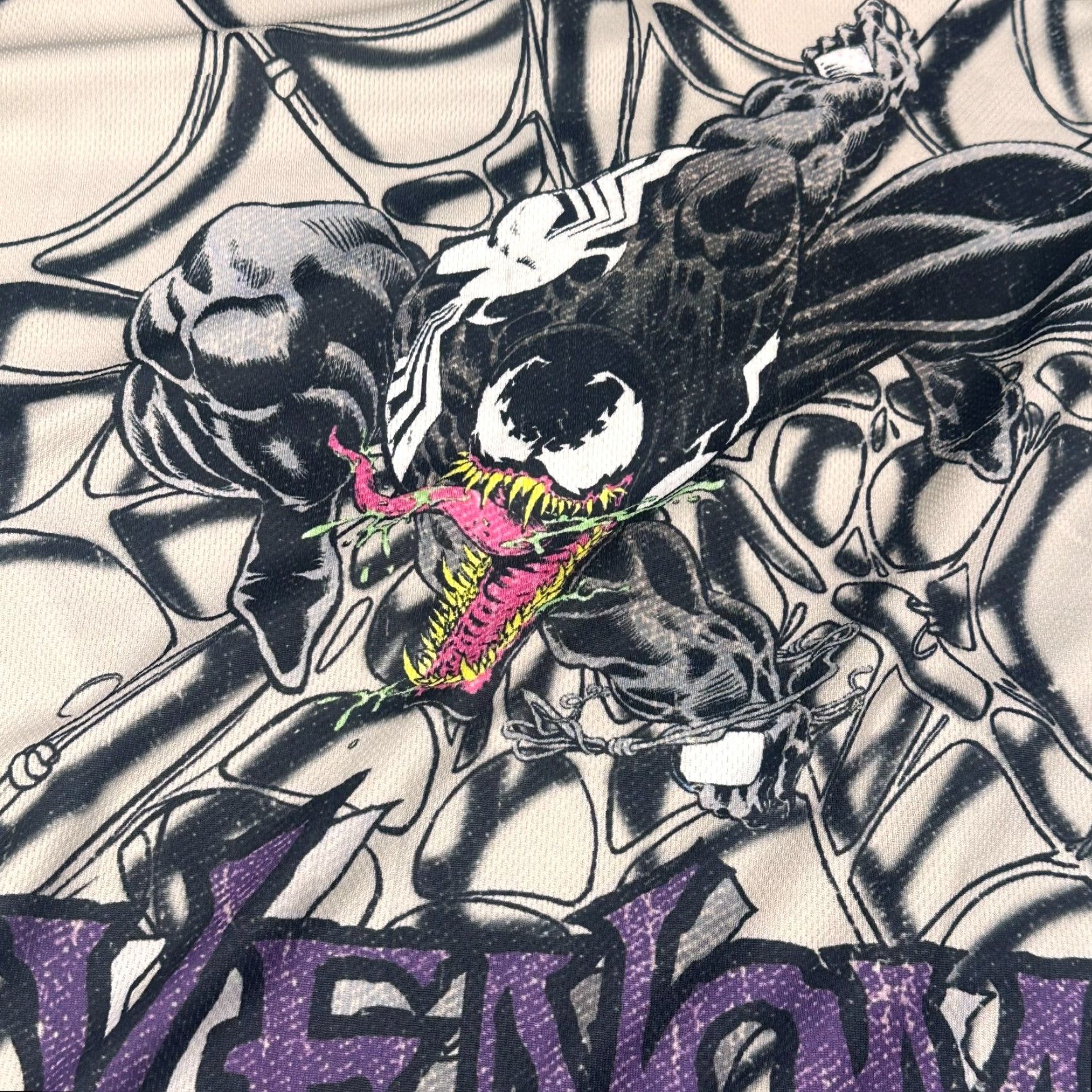 Vintage Marvel Venom Mens Small AOP Double-Sided LightWeight Hockey Jersey T-Shirt NWT Ugly? Size US S / EU 44-46 / 1 - 4 Thumbnail