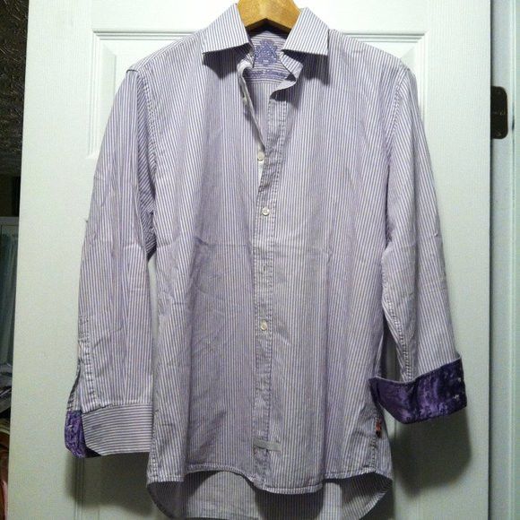 English Laundry ENGLISH LAUNDRY MEN'S 100%COTTON CASUAL SHIRT 16.5/32-33 Size US L / EU 52-54 / 3 - 8 Thumbnail