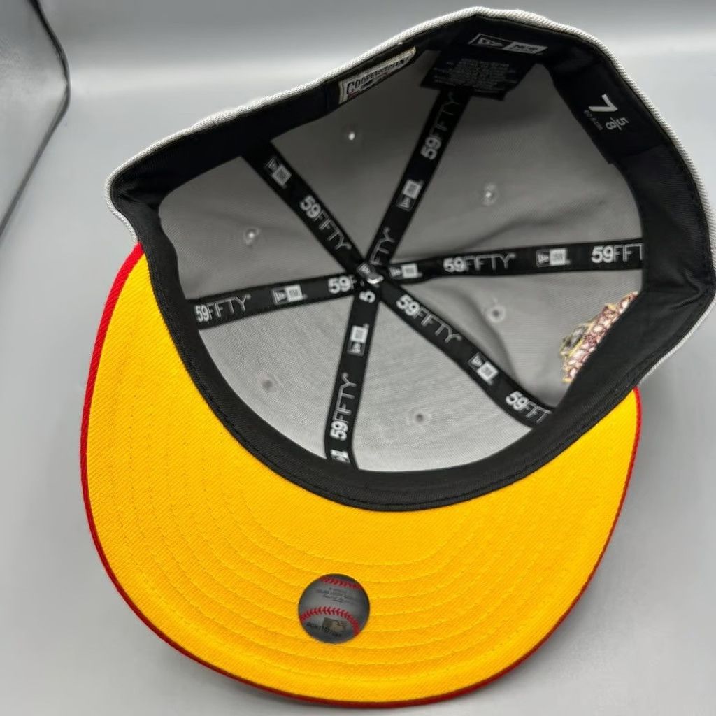 New Era Philadelphia Phillies Hat Men 7 5/8 59Fifty New Era Fitted Size ONE SIZE - 4 Thumbnail