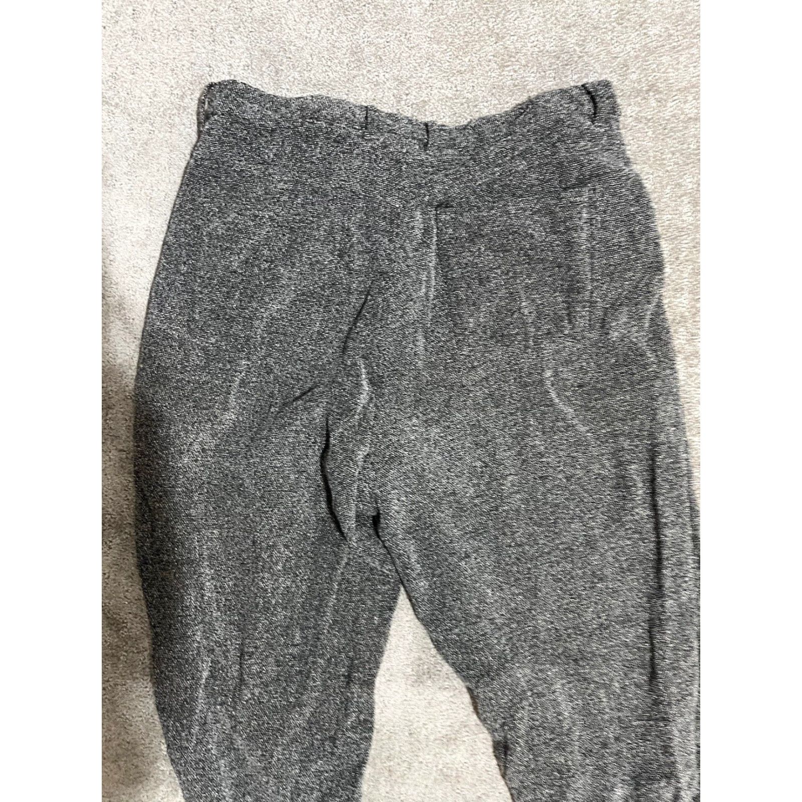 Talbots Talbots Womens Pants Tapered Leg 16 Long Gray Herringbone Career Dress Pants Size 38" / US 16 / IT 52 - 4 Thumbnail